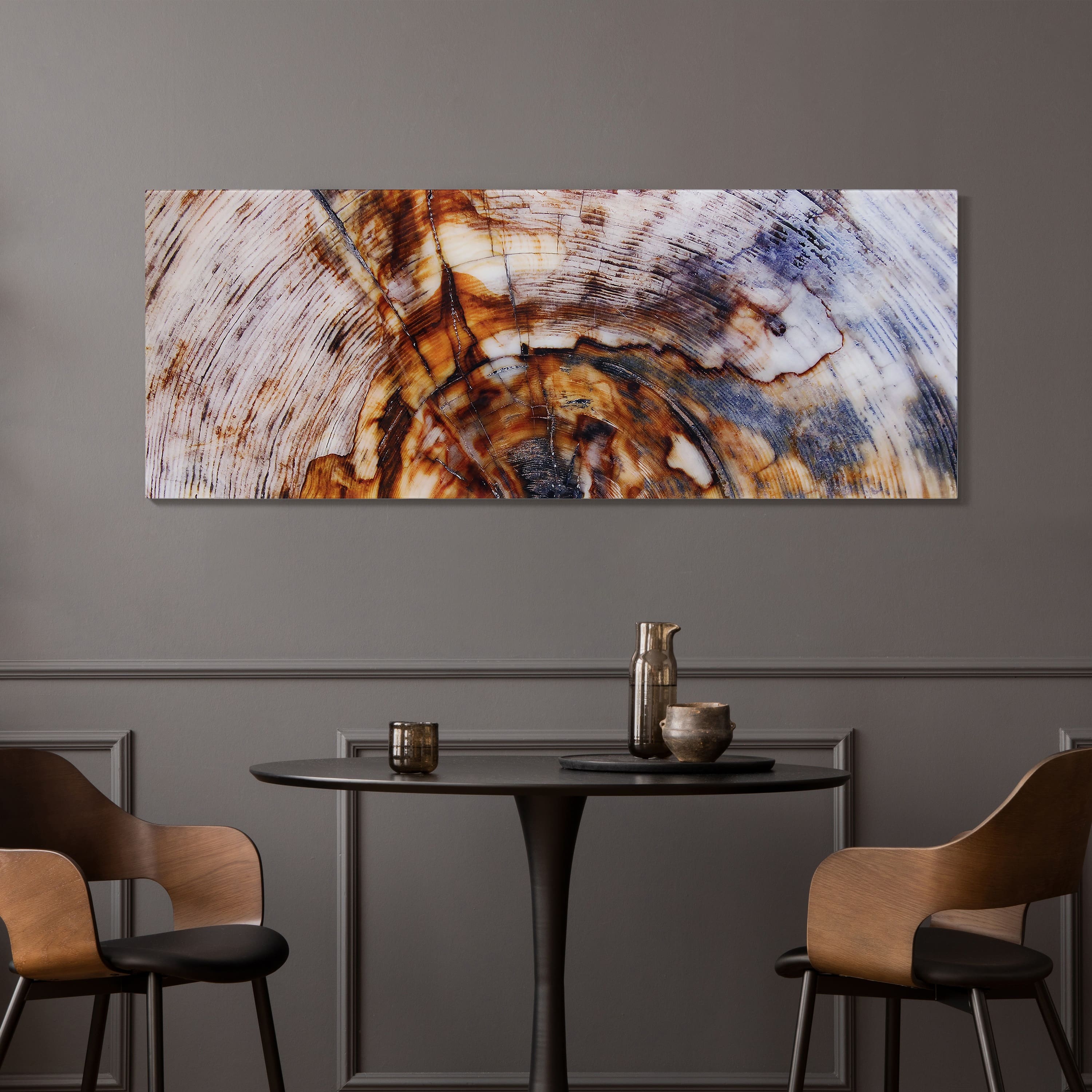 Empire Art Direct 63" x 24" Impact A Free Floating Tempered Glass Wall Art