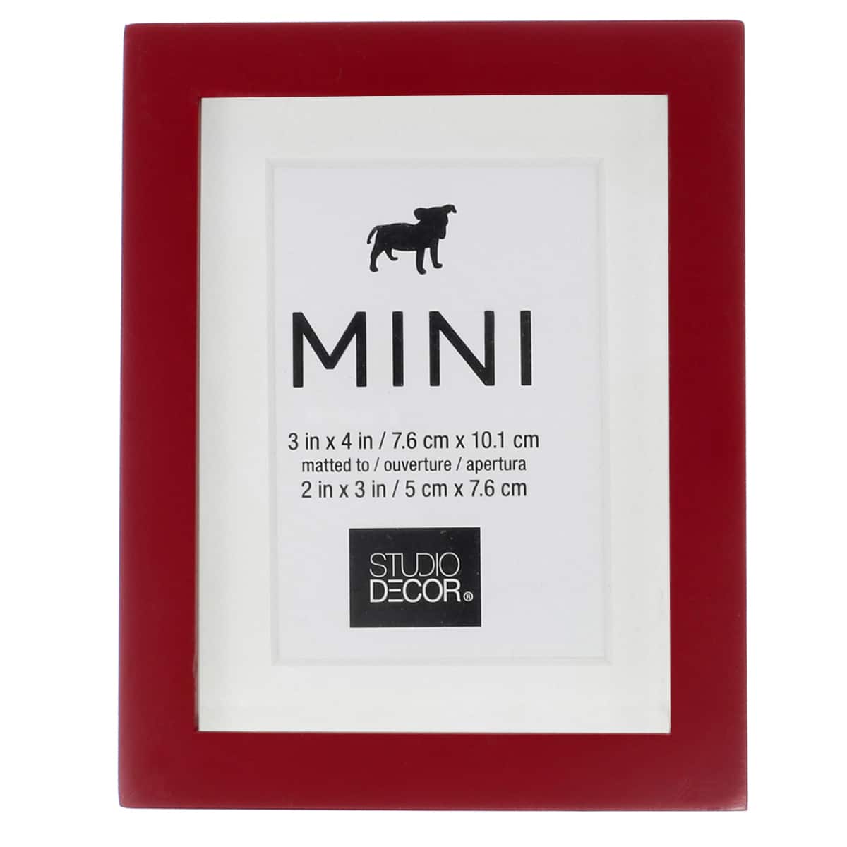 24 Pack: 2" x 3" Mini Frame with Mat by Studio Décor®