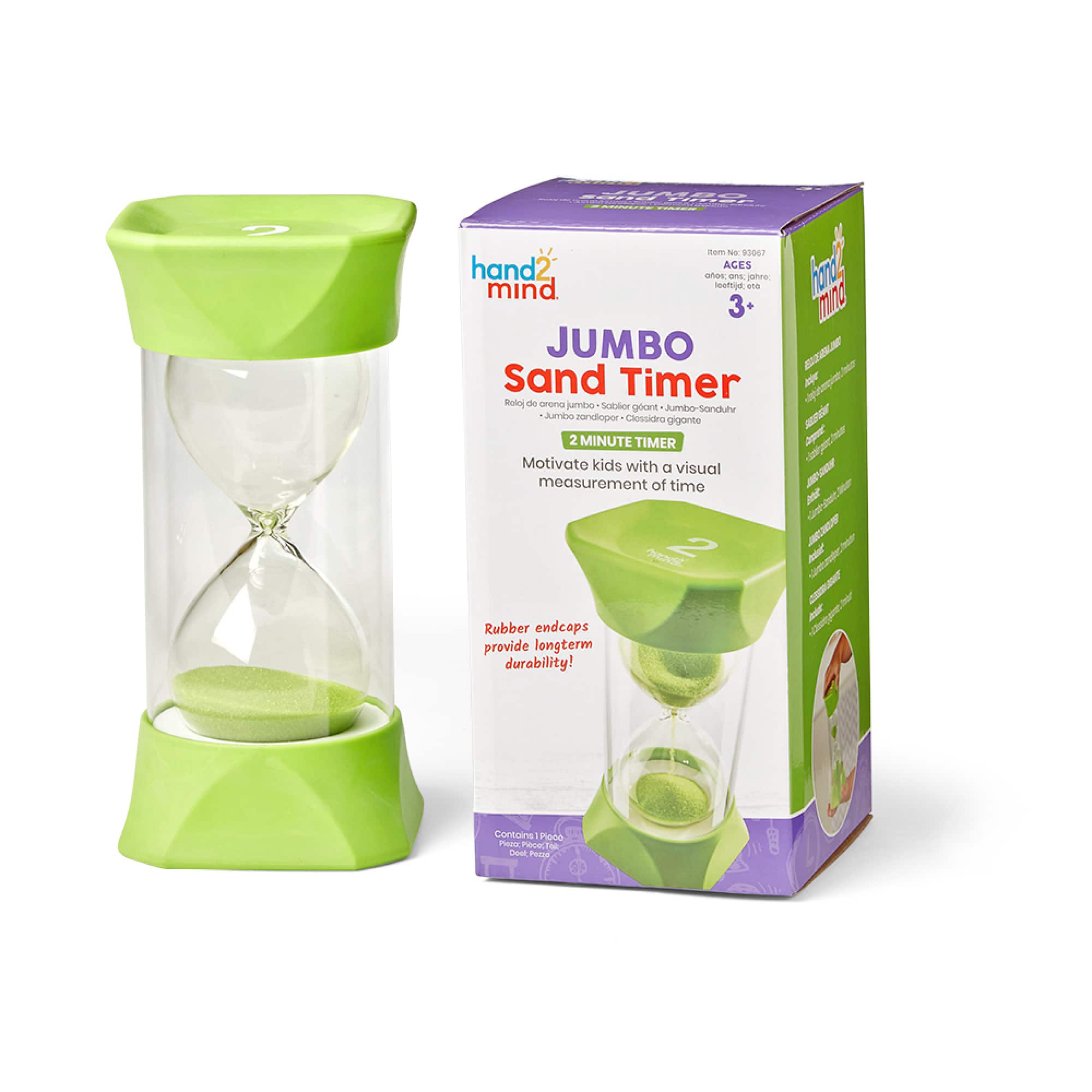 hand2mind® Jumbo 2-Minute Sand Timer