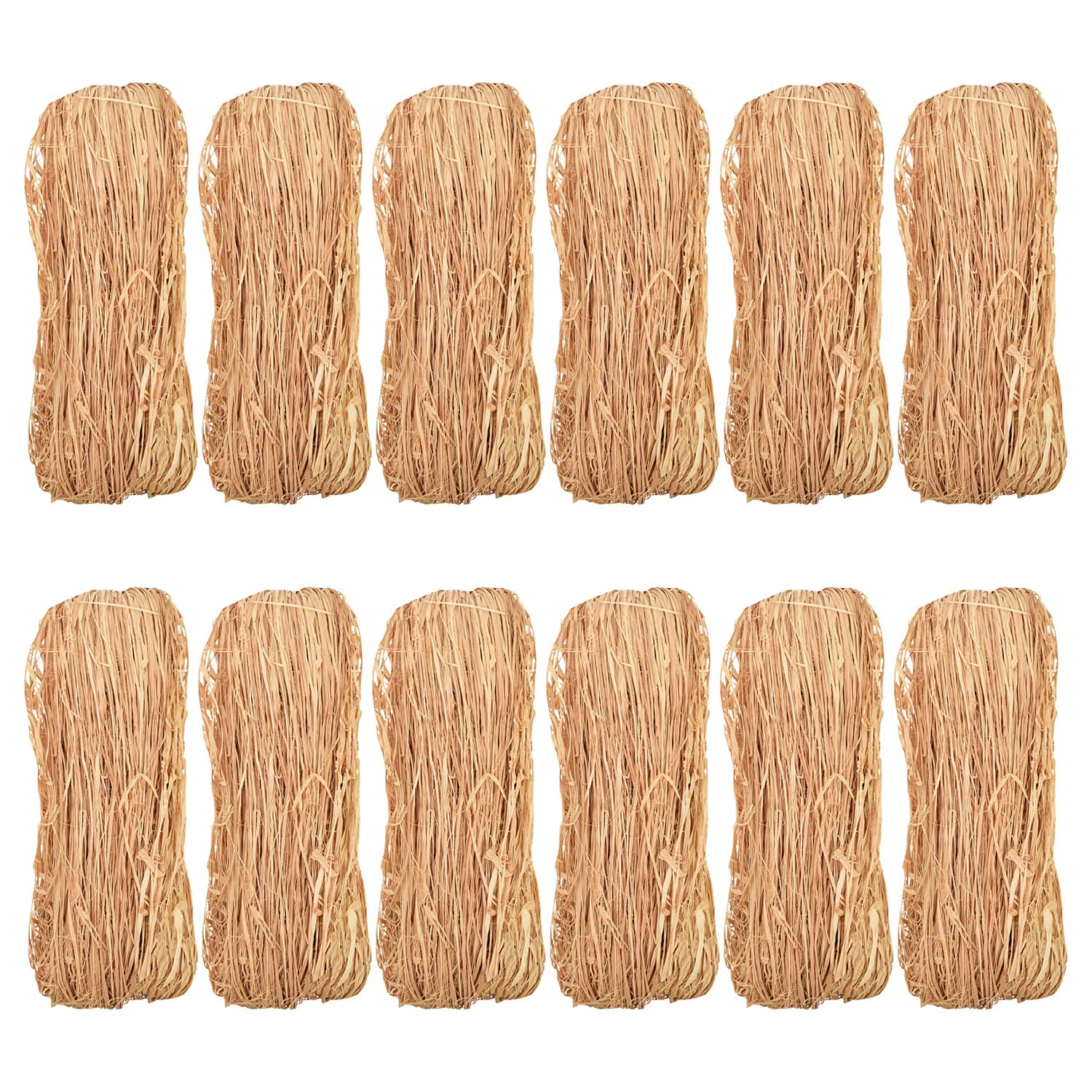 12 Pack: Long Natural Raffia by Ashland®