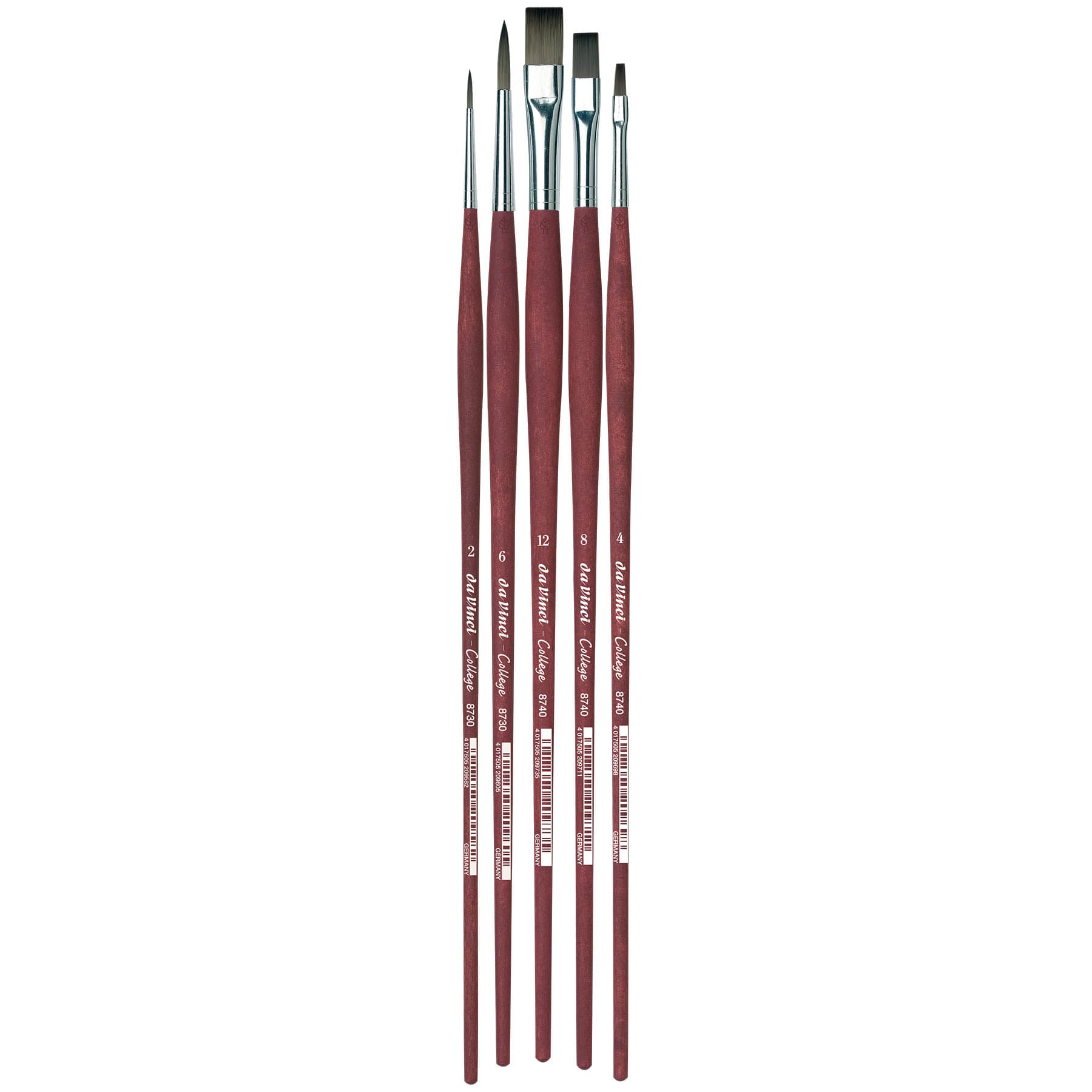 da Vinci COLLEGE 5 Piece Synthetic Brush Set