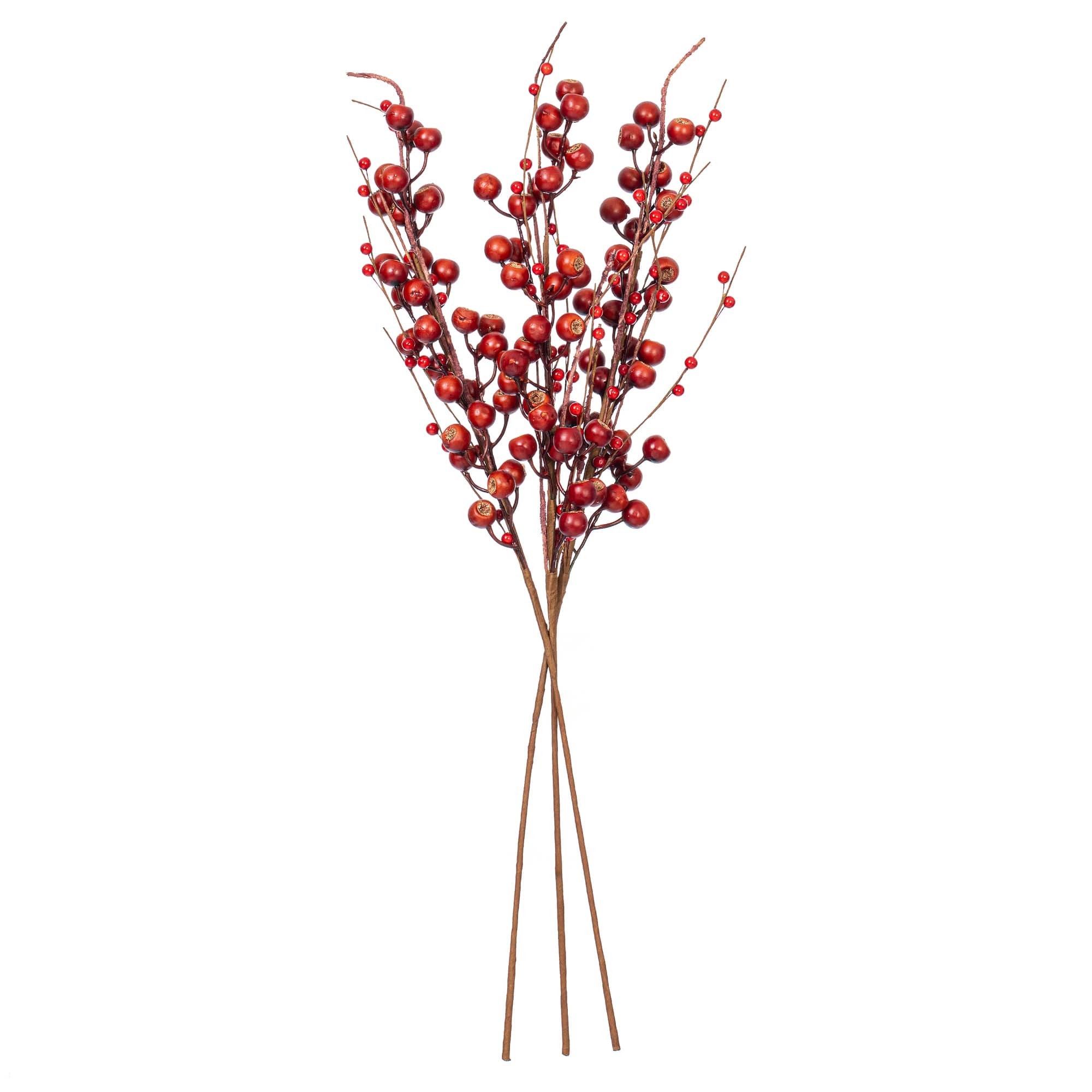 Vickerman 31" Dark Red Artificial Berry Sprays, 3ct.