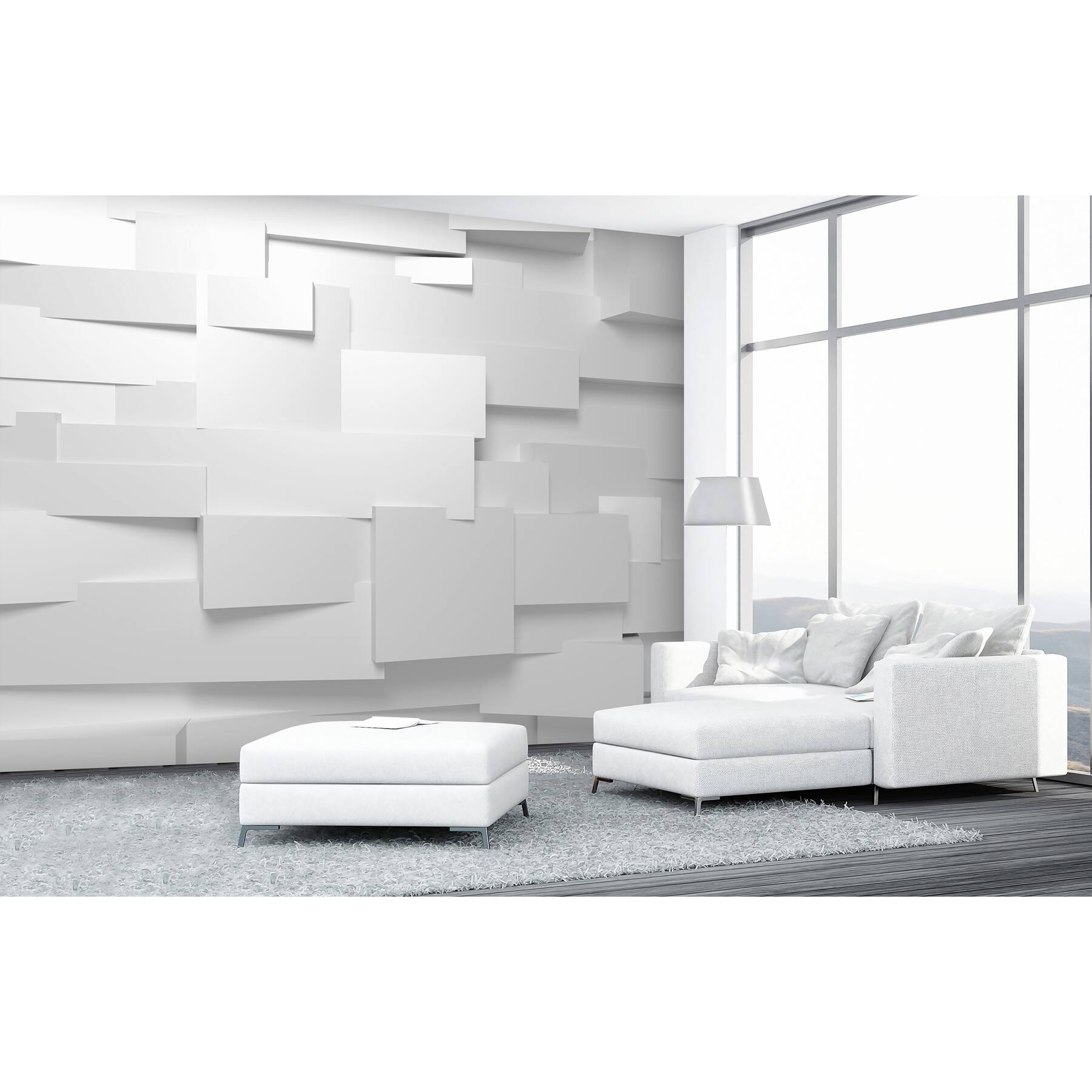 Ideal Decor 3D Effect Wall Mural