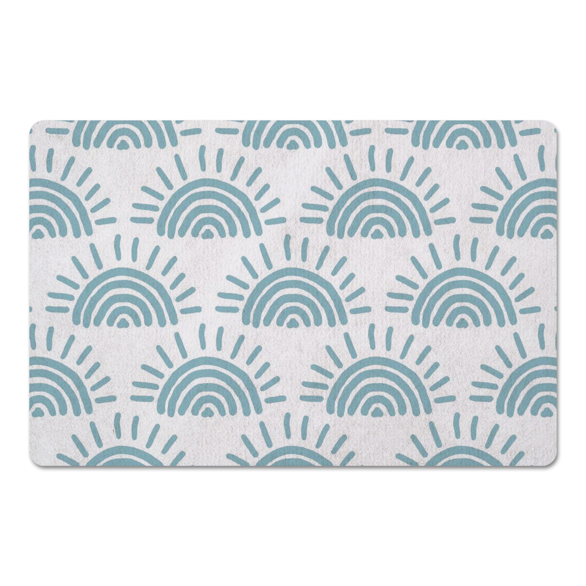 Sun Pattern Floor Mat