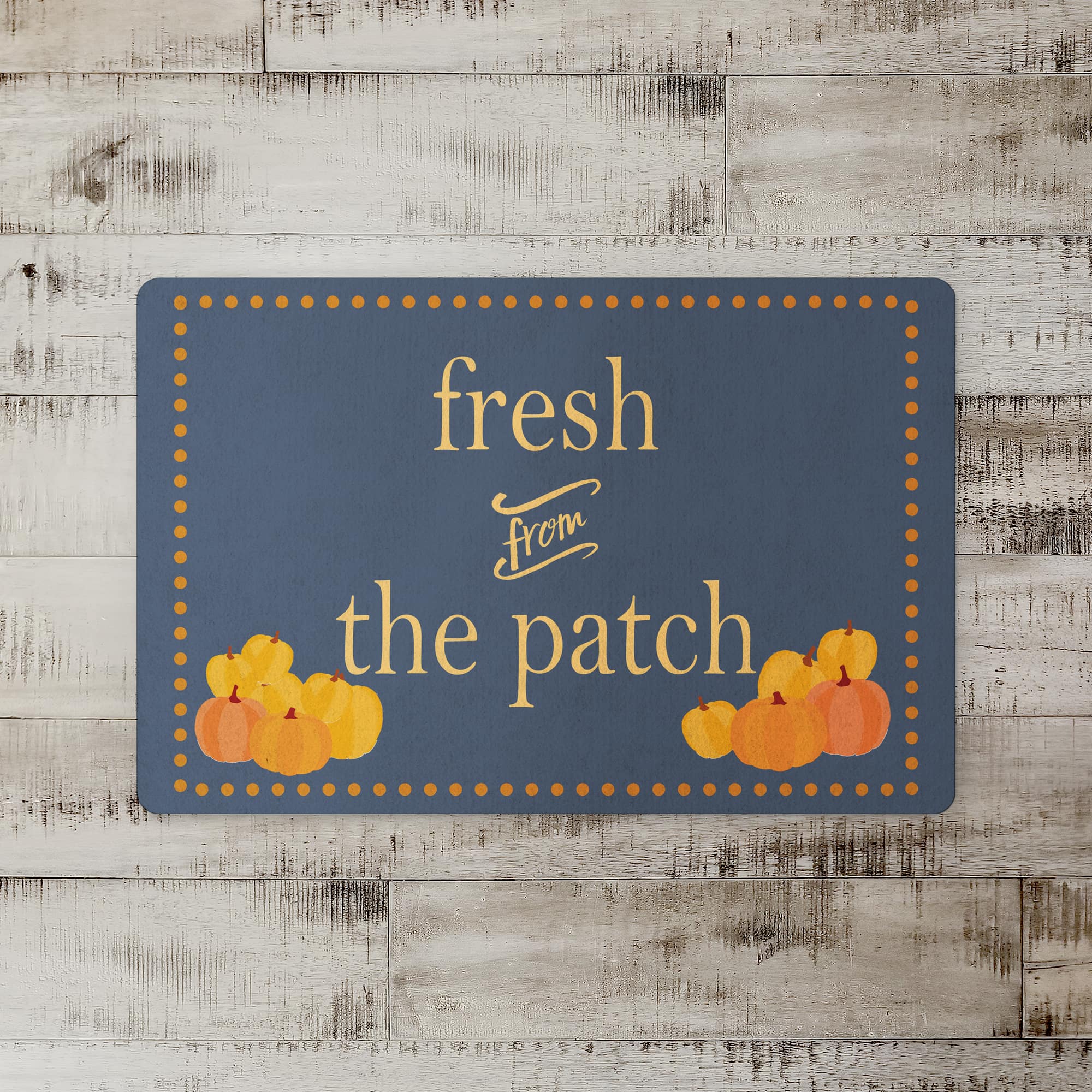 Fresh Patch Pumpkins Floor Mat