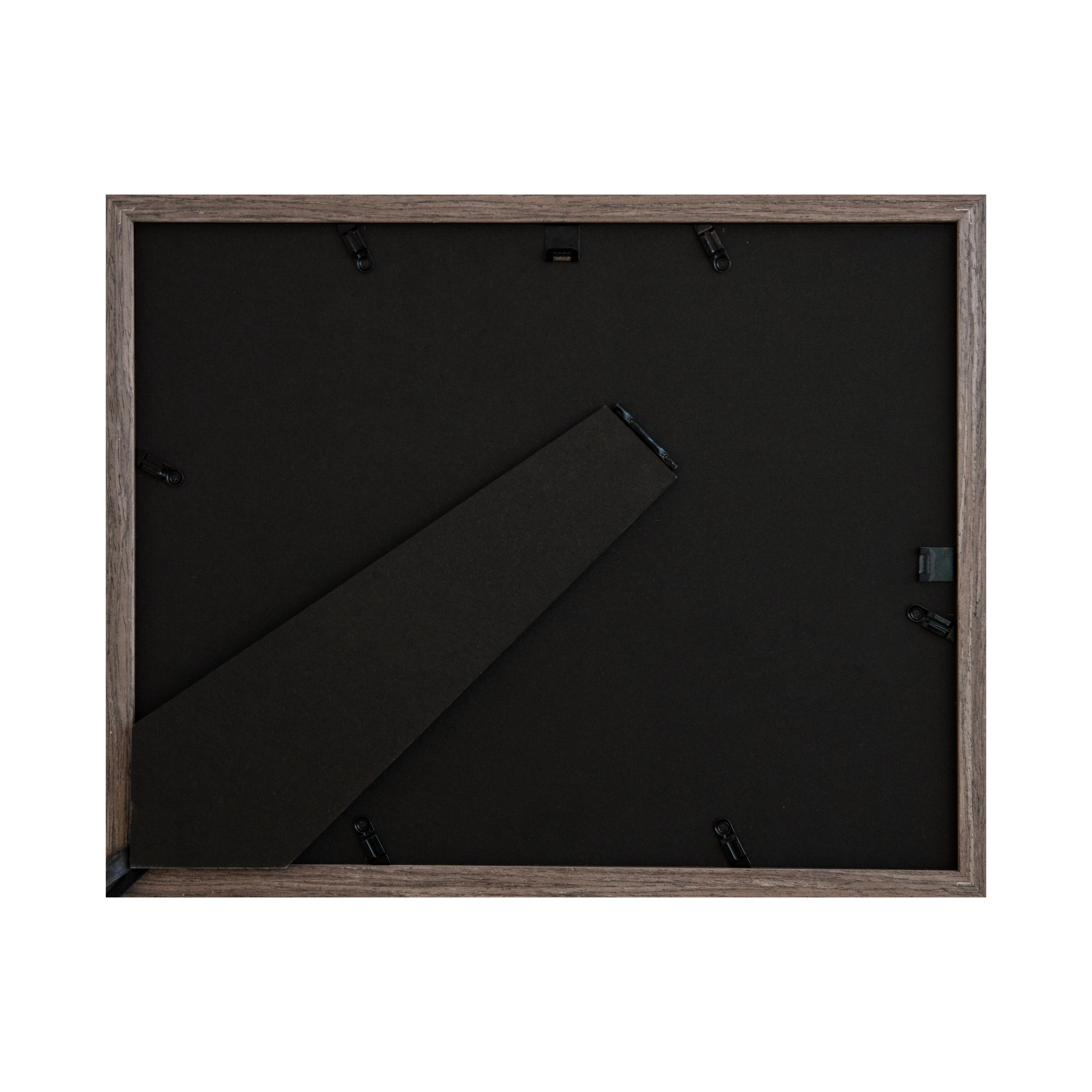 Neutral Basic Dark Brown Frame with Mat by Studio Décor