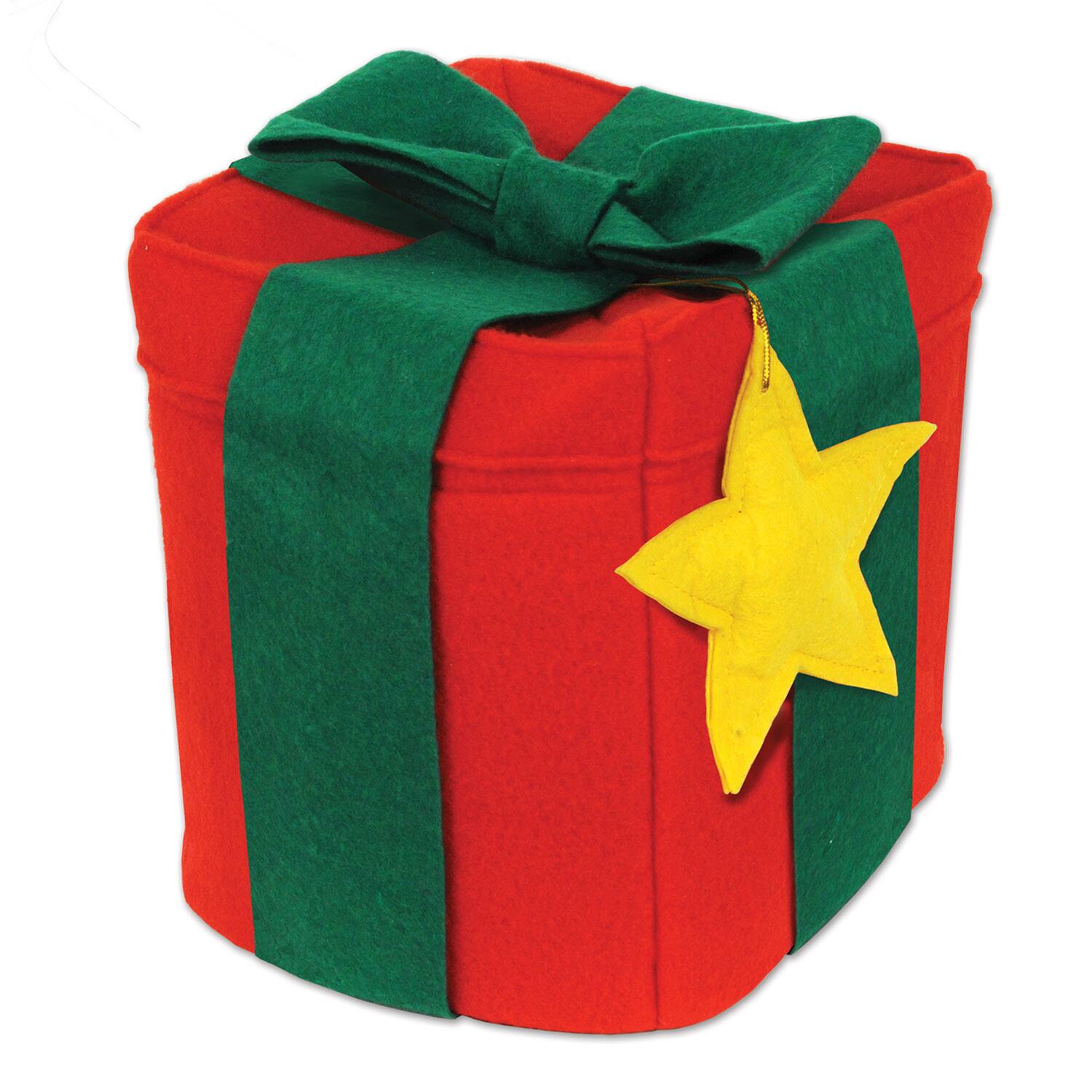 Beistle Felt Christmas Gift Hat
