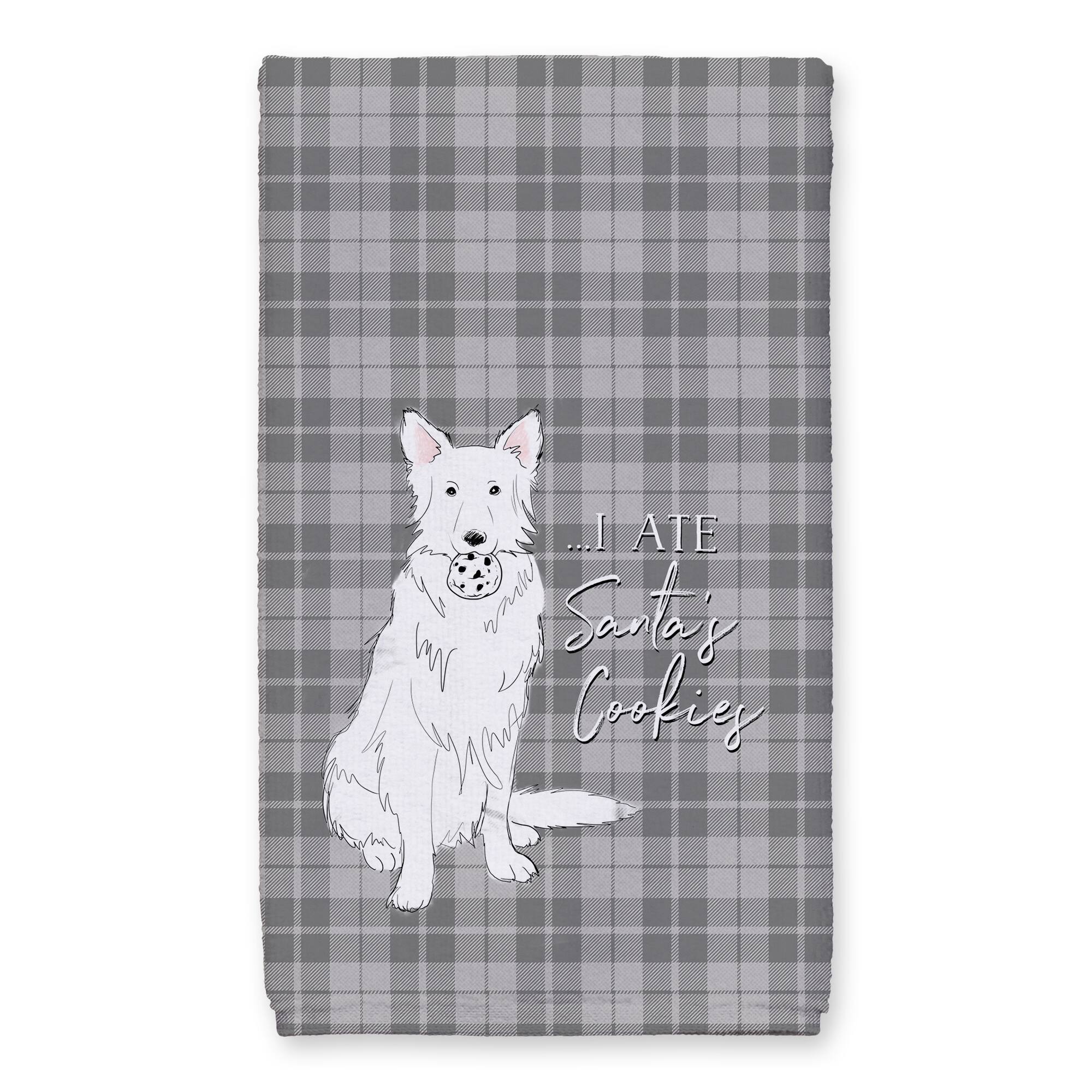 I Ate Santa's Cookies Tea Towels - Set of 2