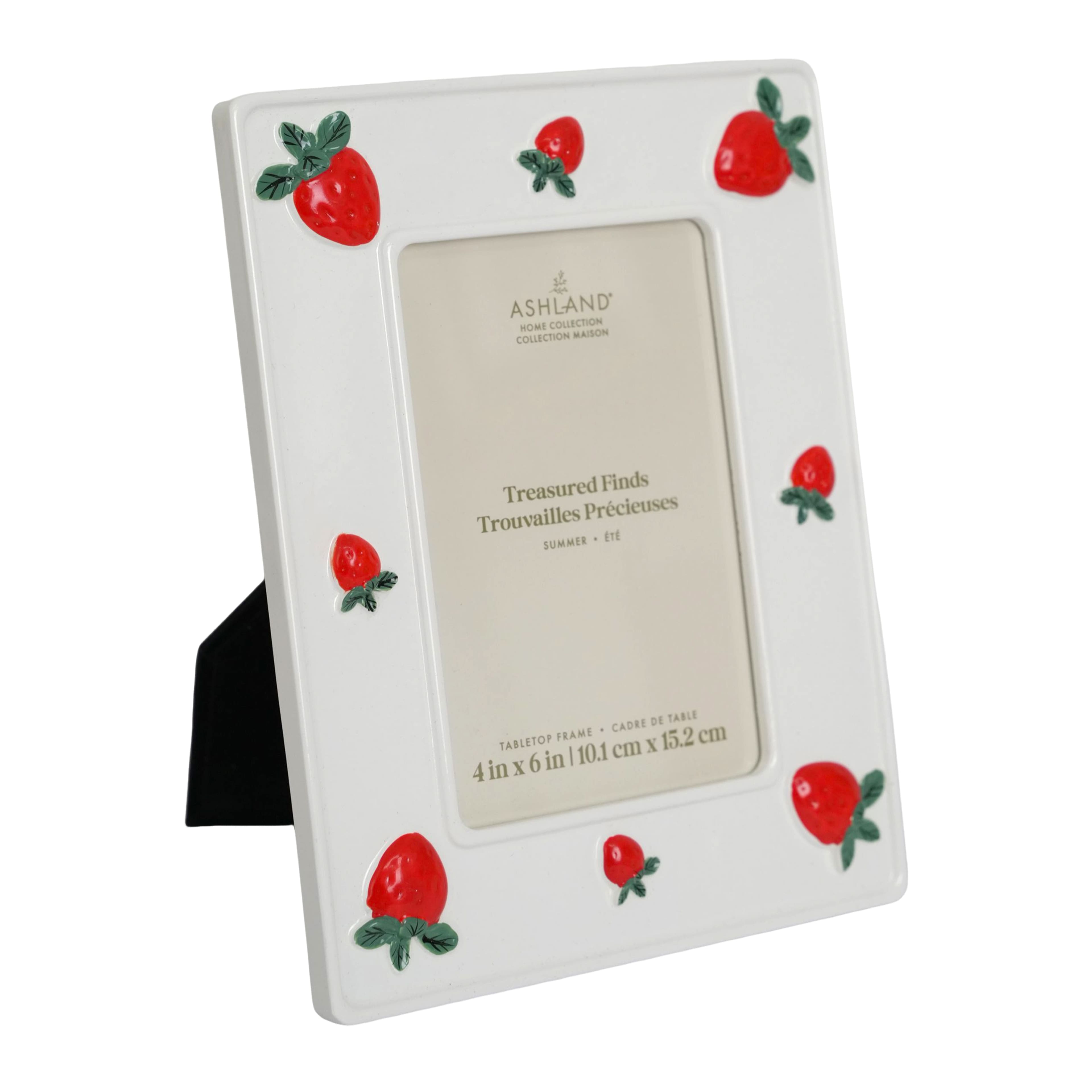 4" x 6" White & Red Strawberries Tabletop Frame, Treasured Finds by Ashland®