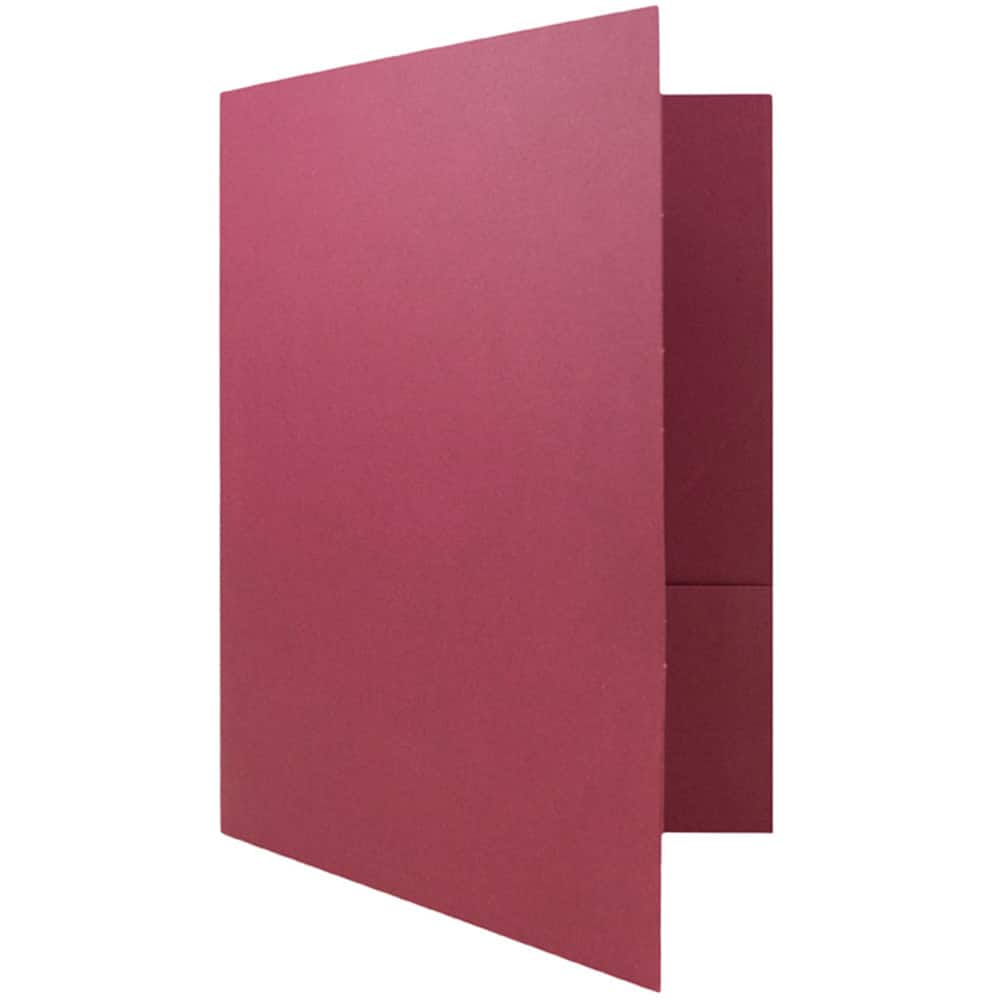 JAM Paper 2-Pocket Textured Linen Business Folders, 6ct.
