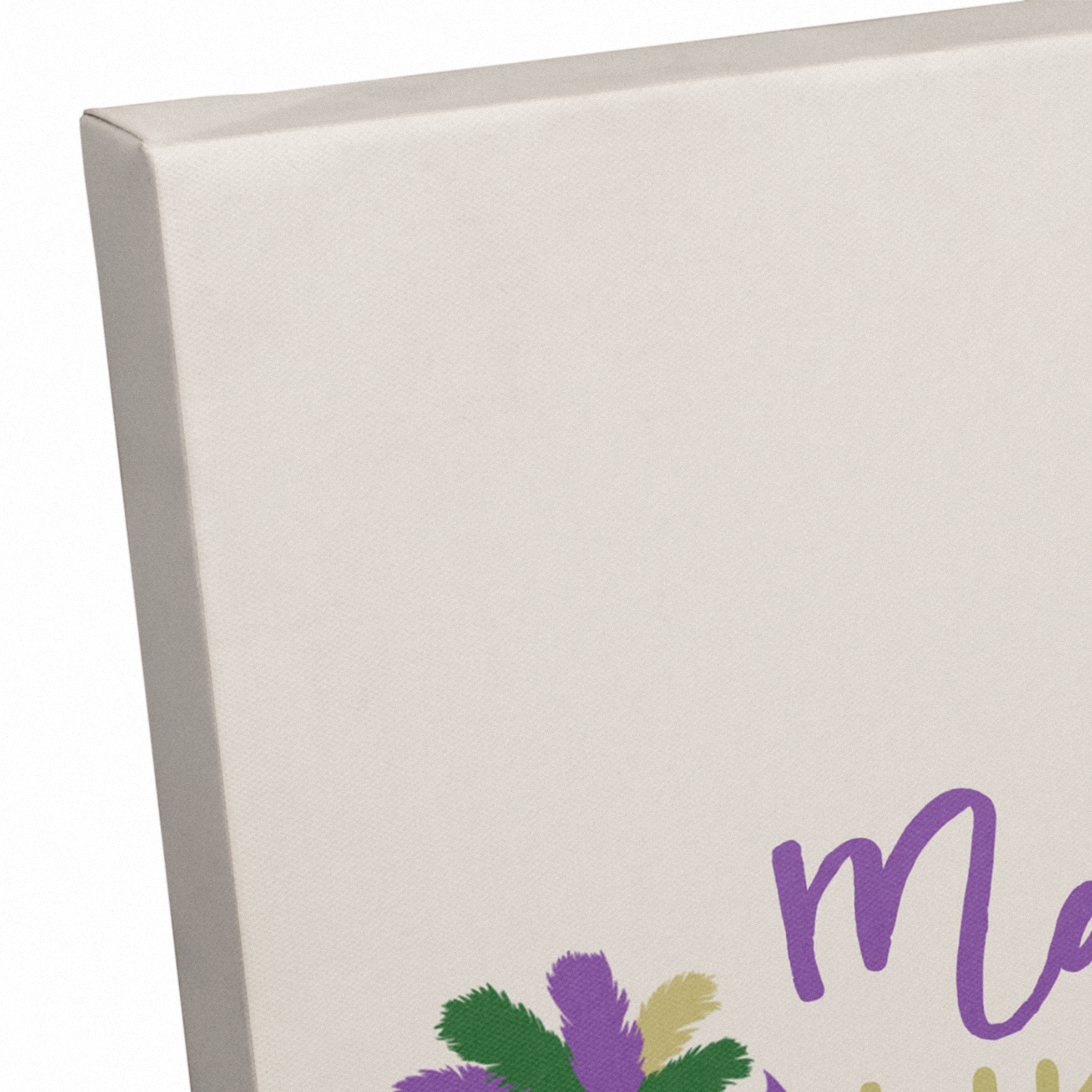 Mardi Gras Rock Star Canvas Wall Art