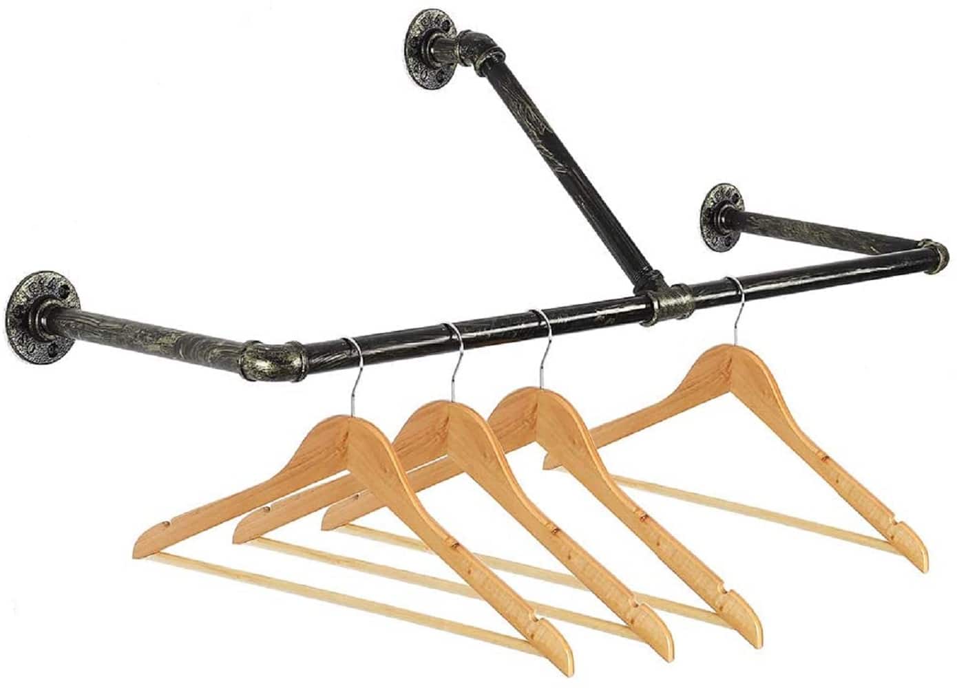 33" Wall Mounted Clothes Rack