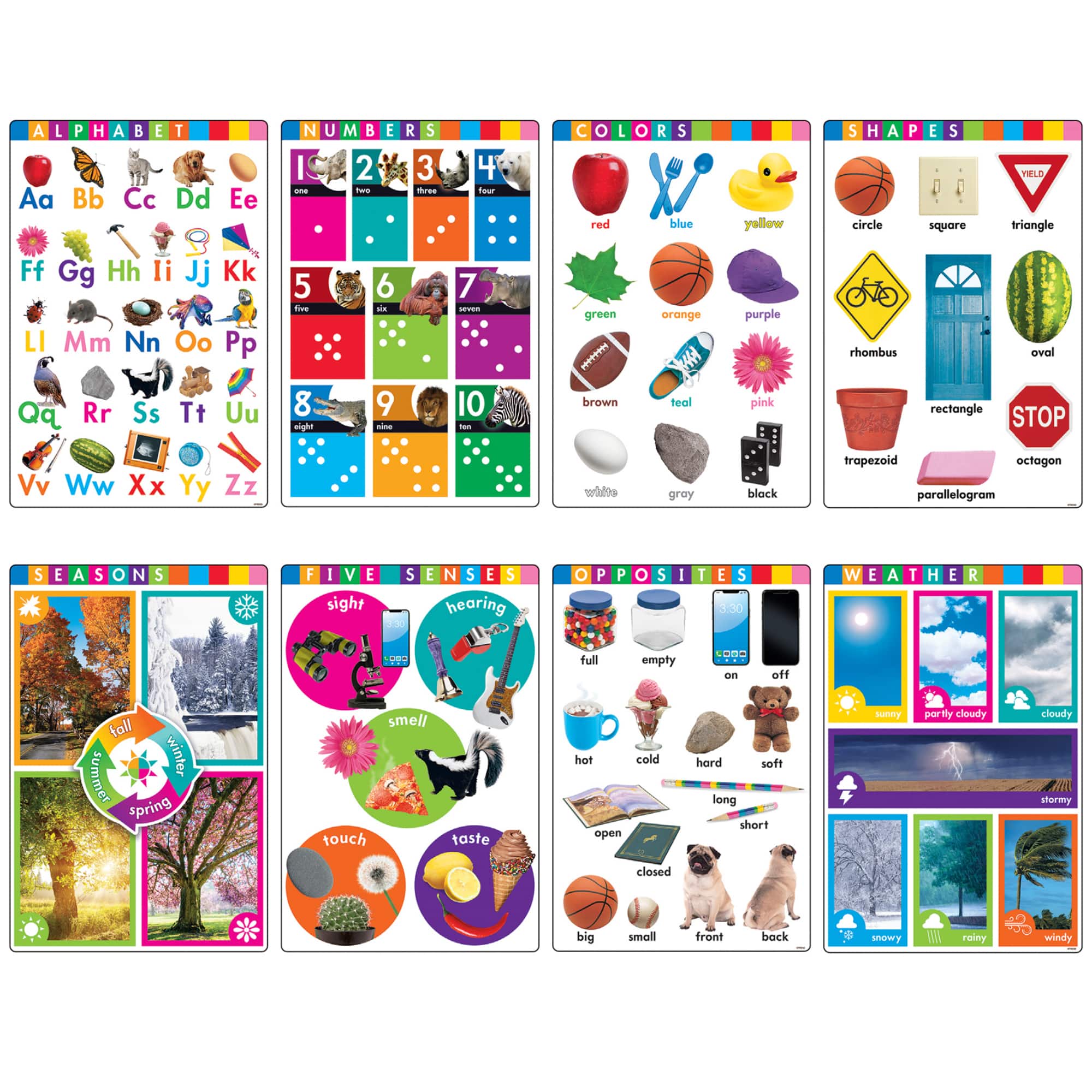 Trend Enterprises® Early FUNdamental Skills Wipe Off Learning Set