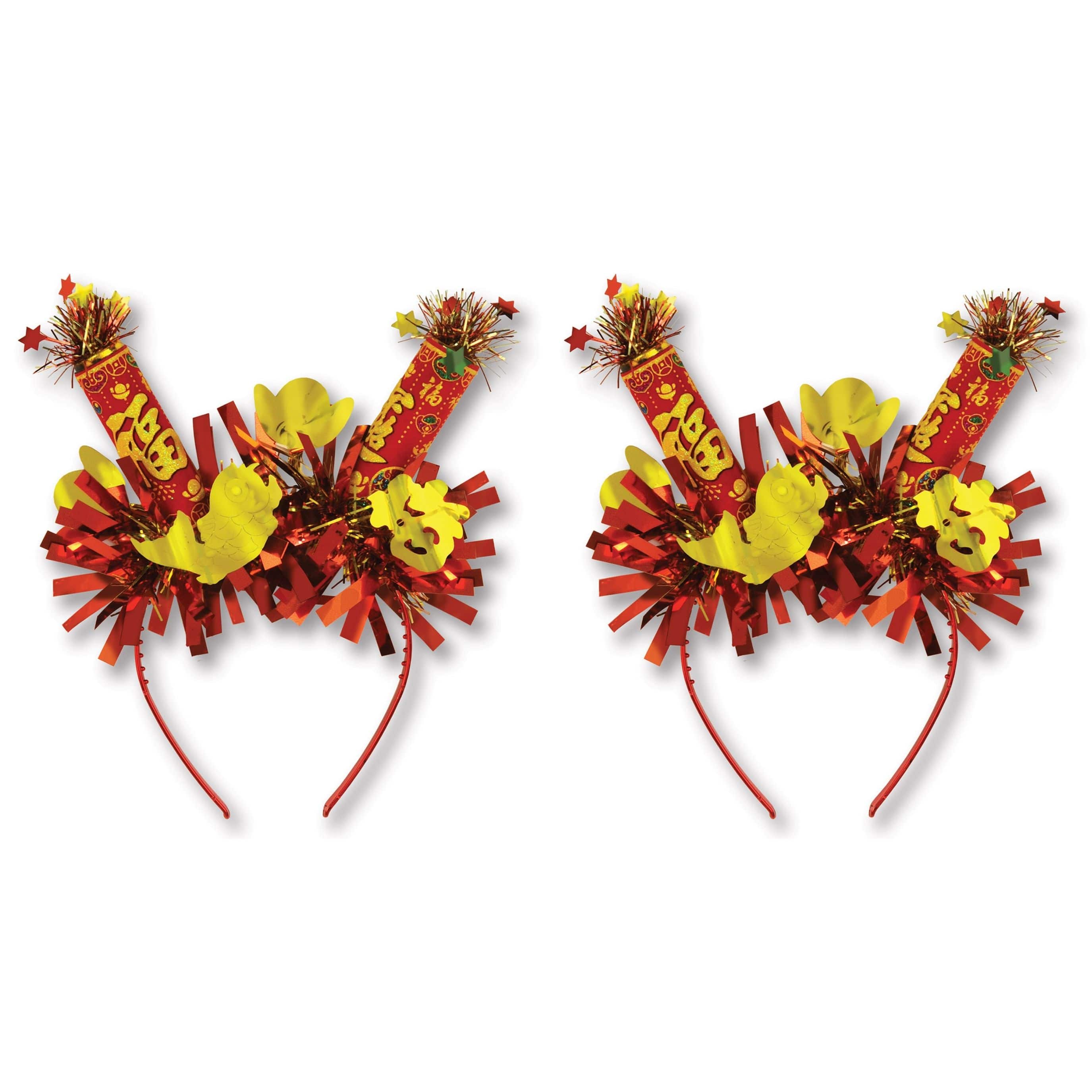 Beistle Adult Chinese New Year Headbands, 2ct.