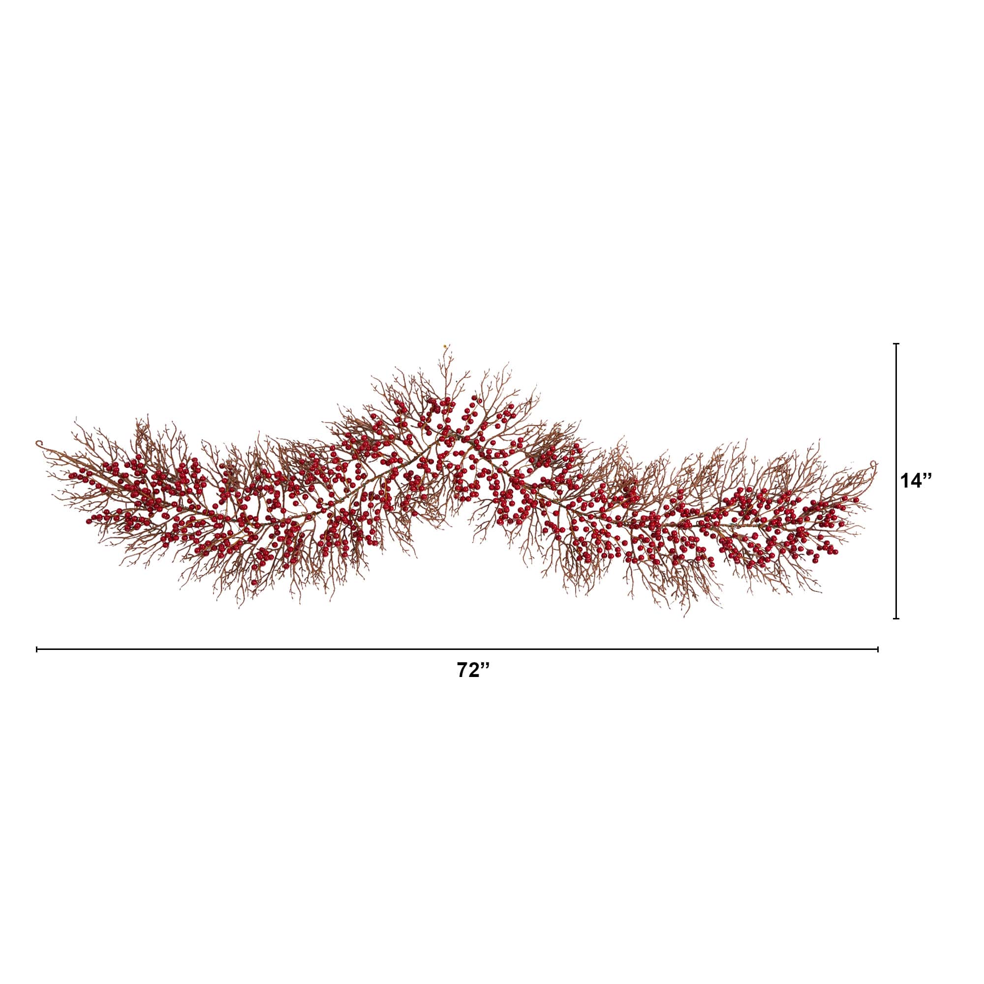 6ft. Red Berry Christmas Garland