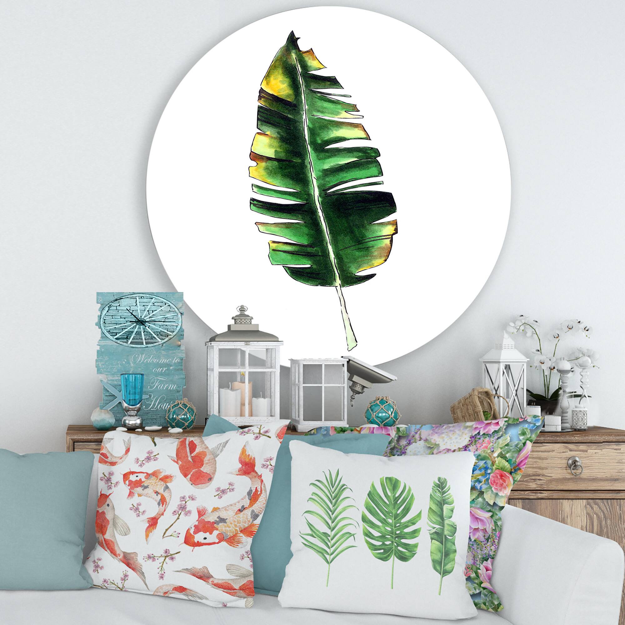 Designart - Single Banana Leaf