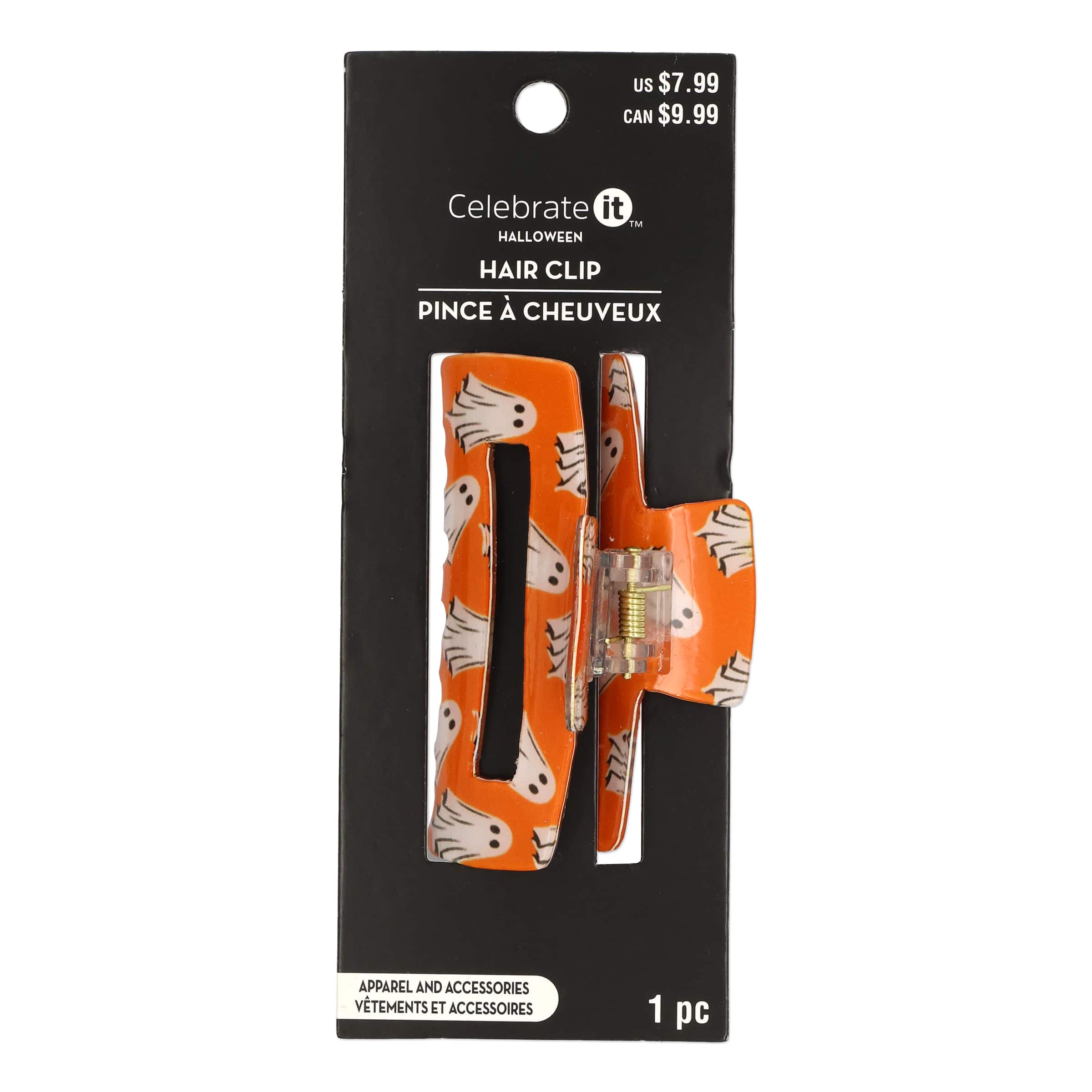 Orange Ghost Claw Clip by Celebrate It™