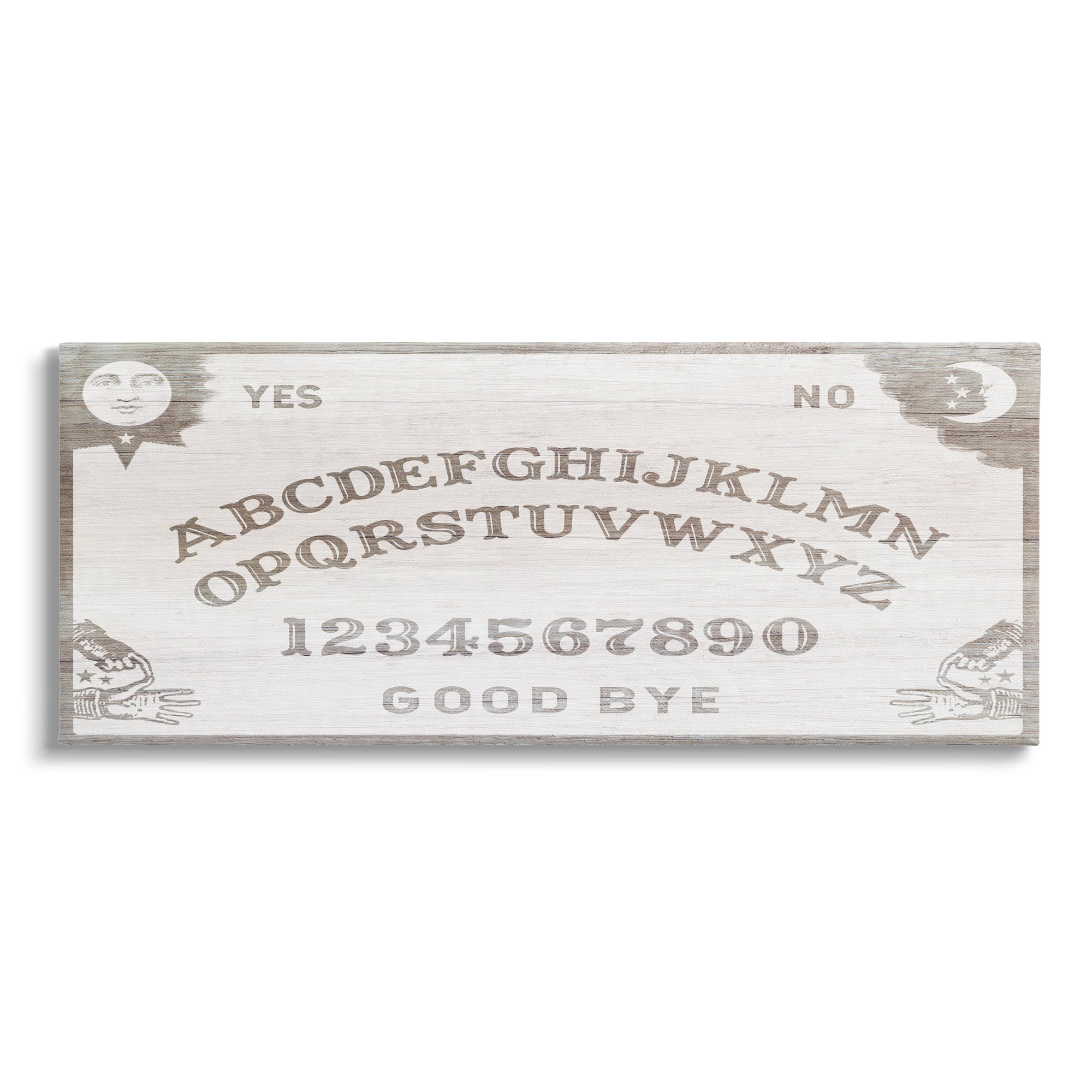 Stupell Industries Spooky Vintage Ouija Board Canvas Wall Art