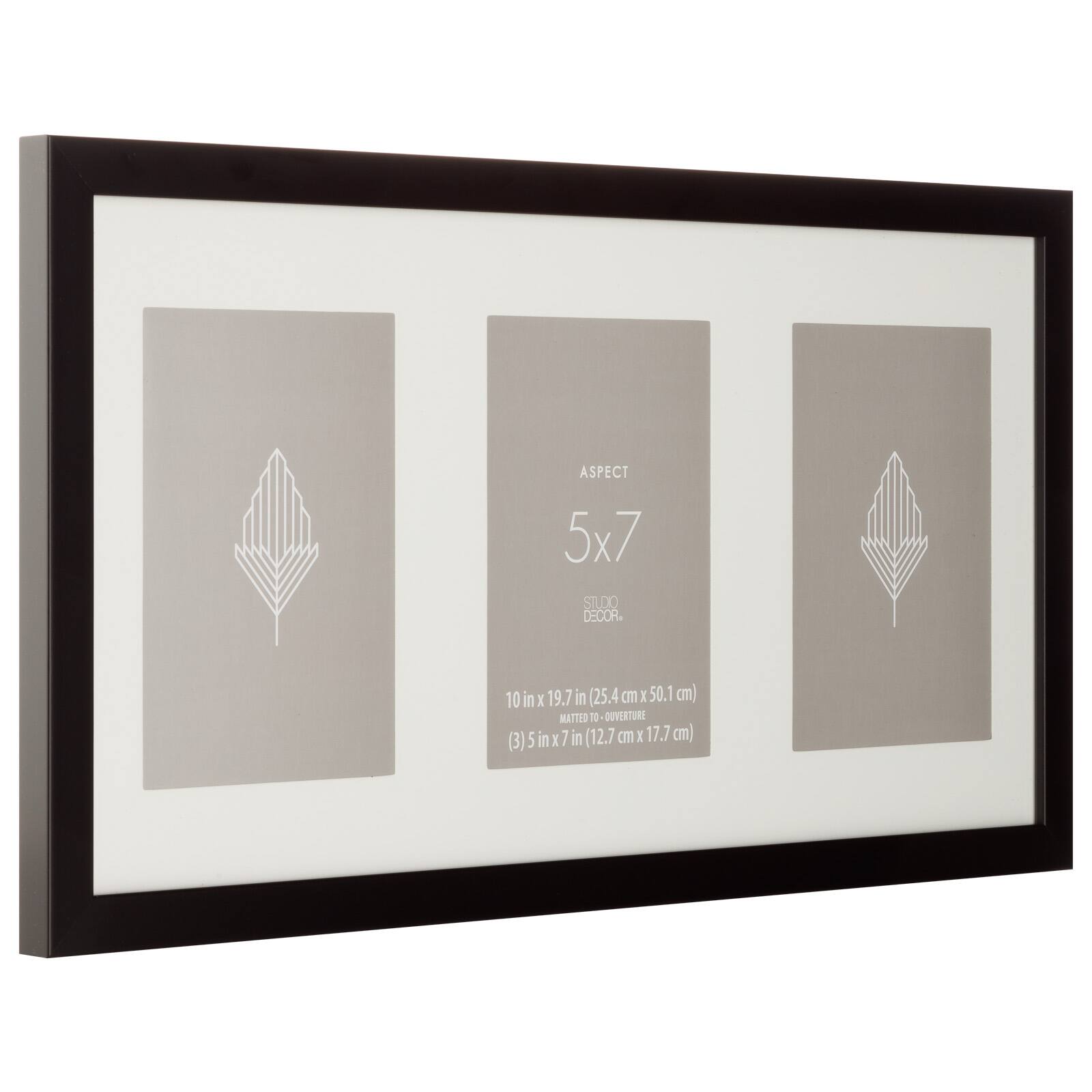 Aspect 3 Opening 5" x 7" Black Collage Frame by Studio Décor®