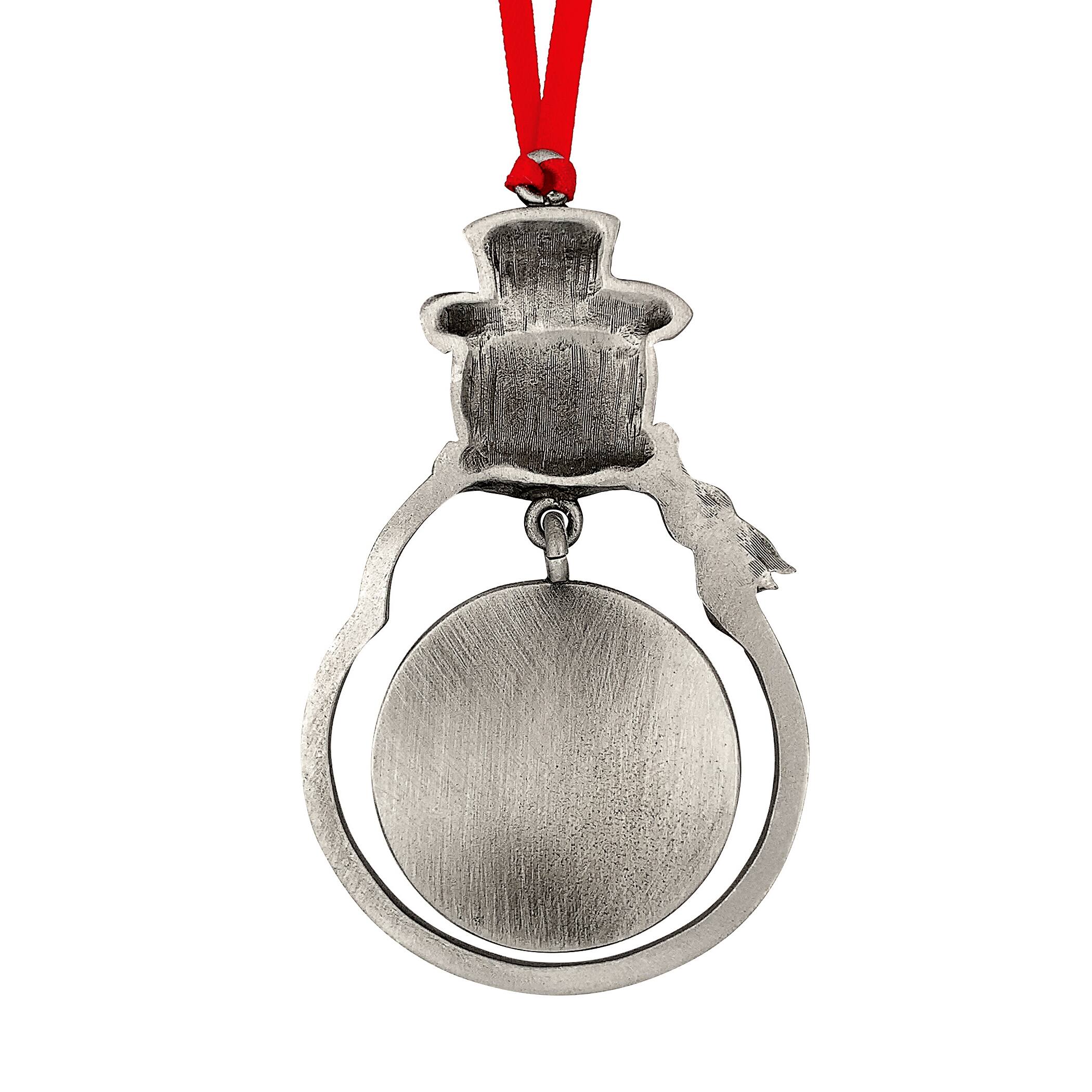 JFK 2021 Half Dollar Snowman Ornament