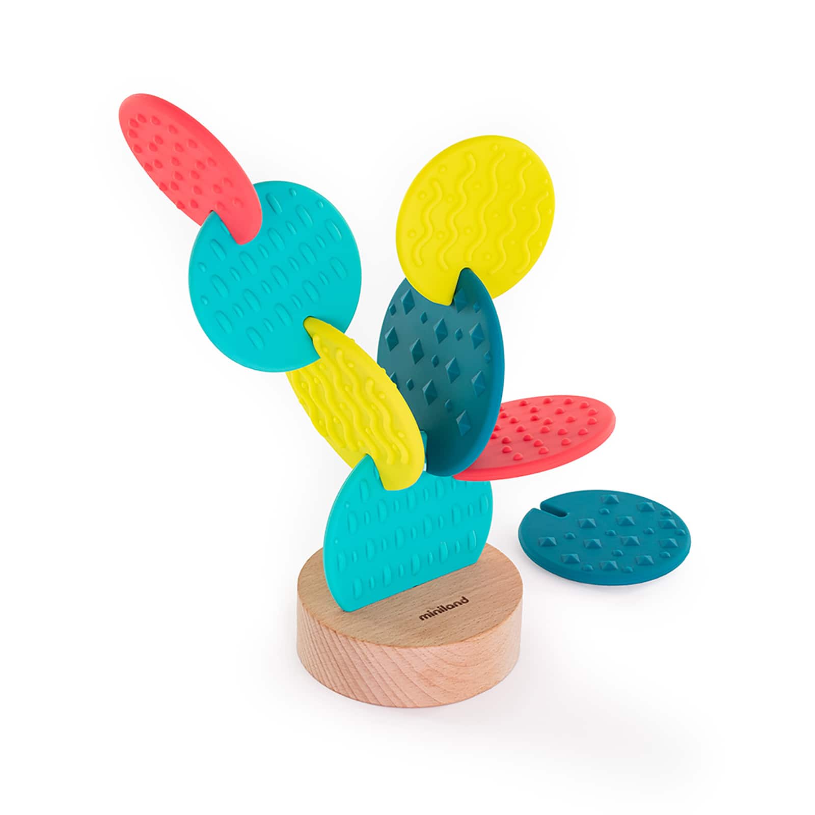  Miniland Educational 12.8" Feel to Learn Sensory Cactus