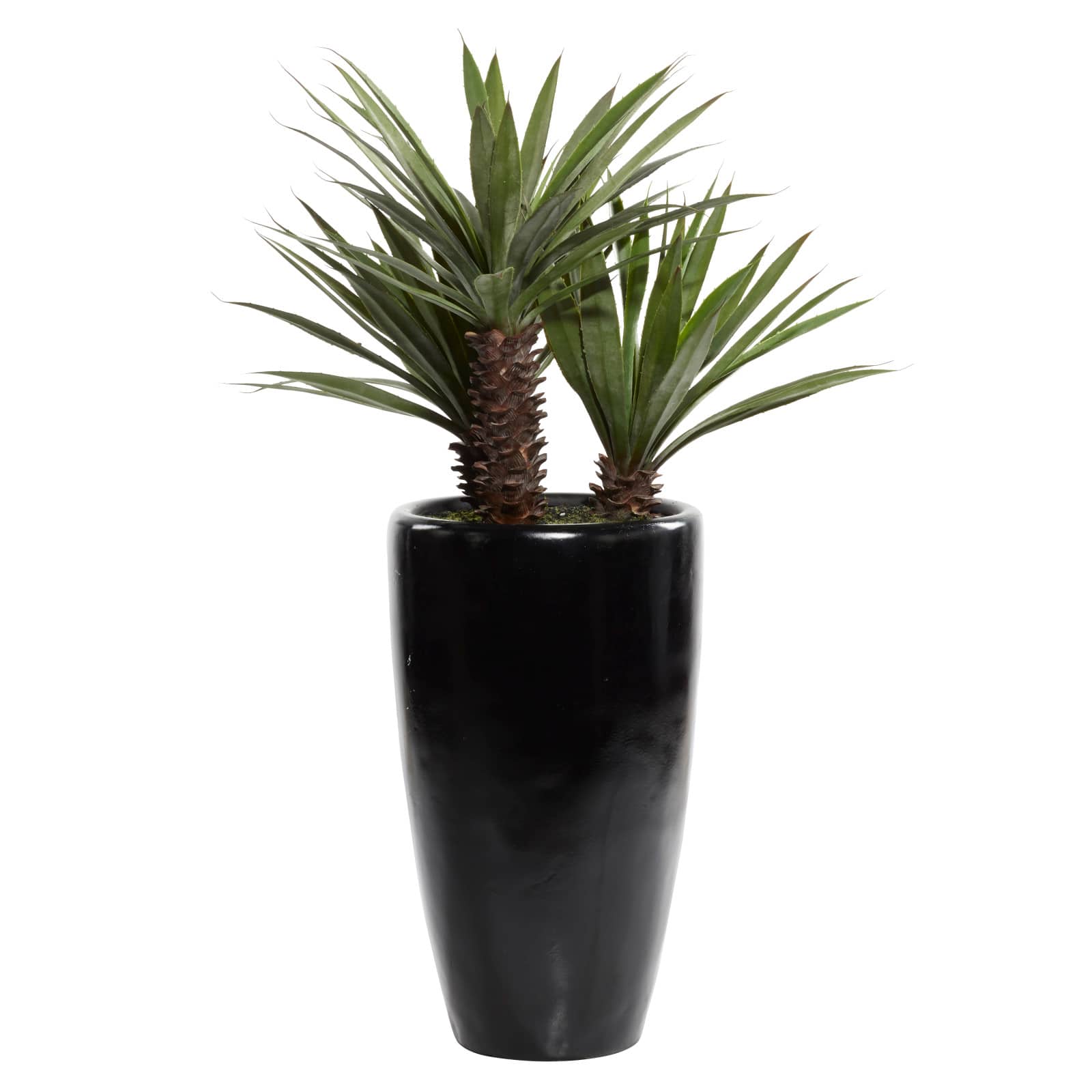 46" Black Contemporary Floral & Botanical Artificial Foliage