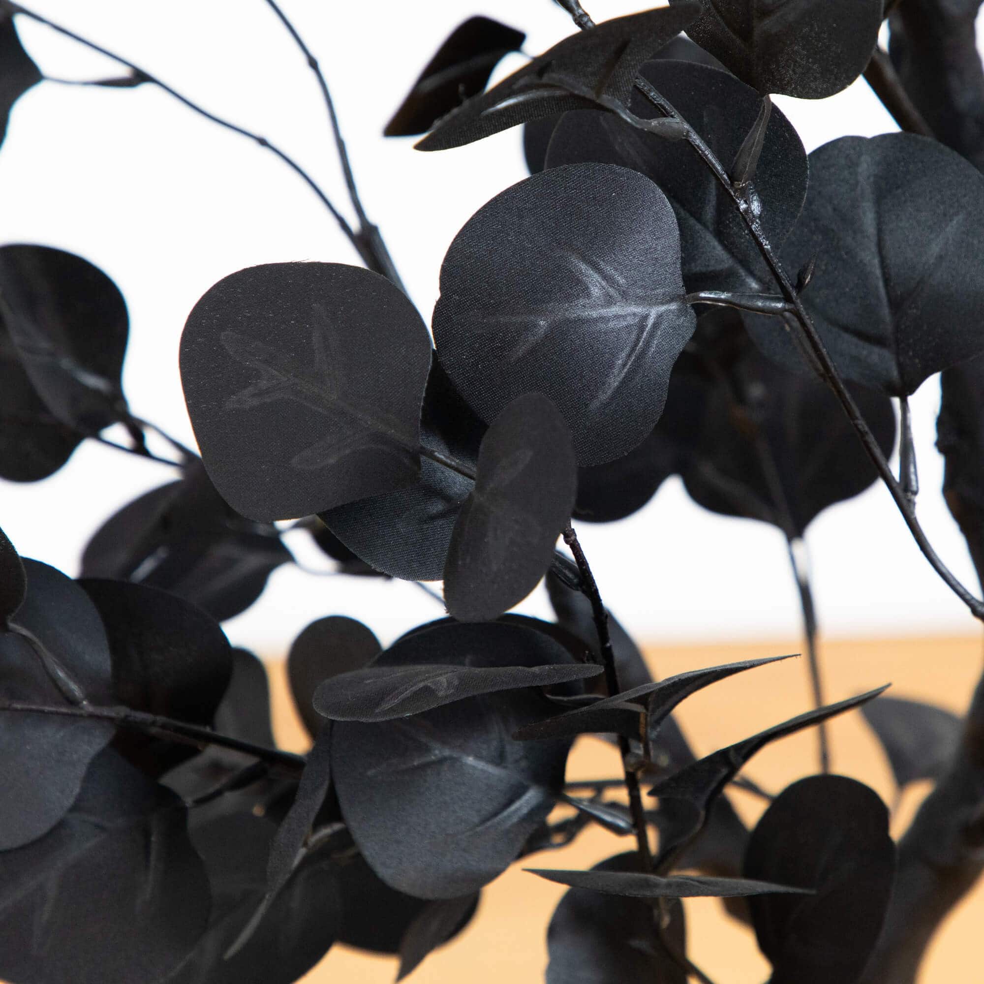 4ft. Artificial Halloween Black Eucalyptus Tree