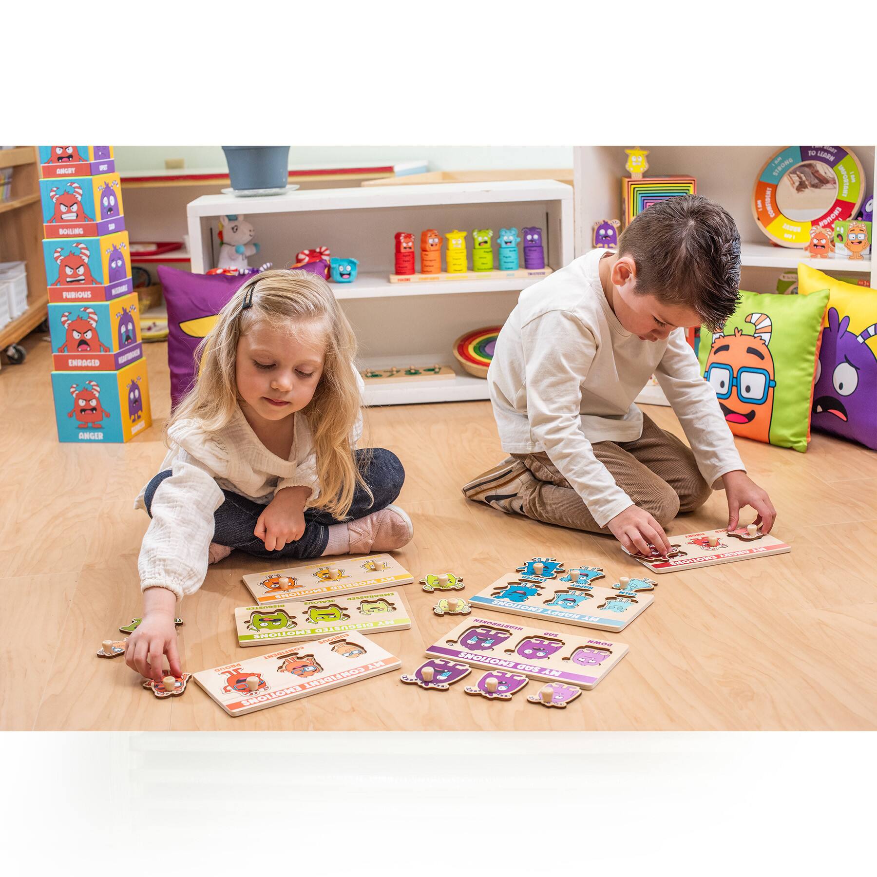 My Emotion Levels Peg Puzzle Set