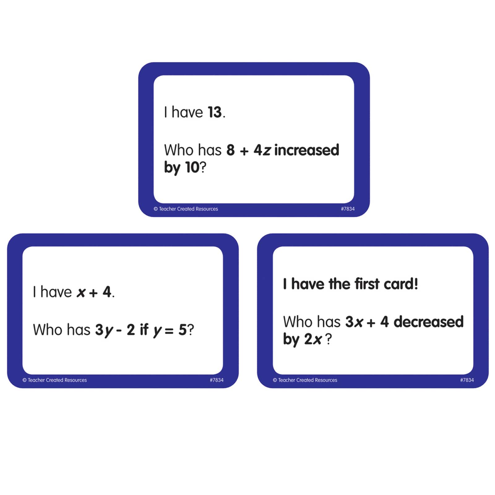 I Have... Who Has...? Math Games