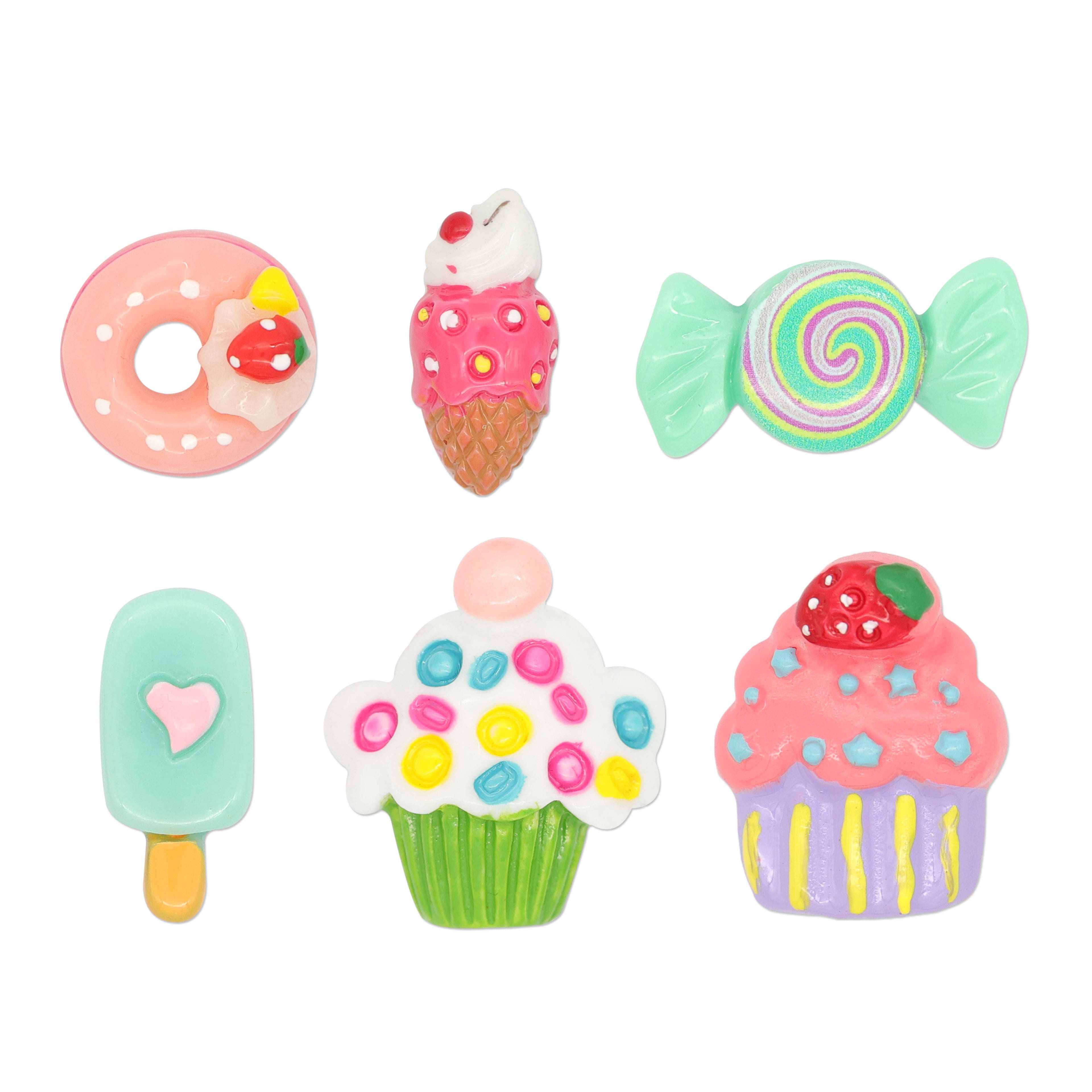 12 Packs: 20 ct. (240 total) Mixed Sweet Treat Embellishments by Creatology™