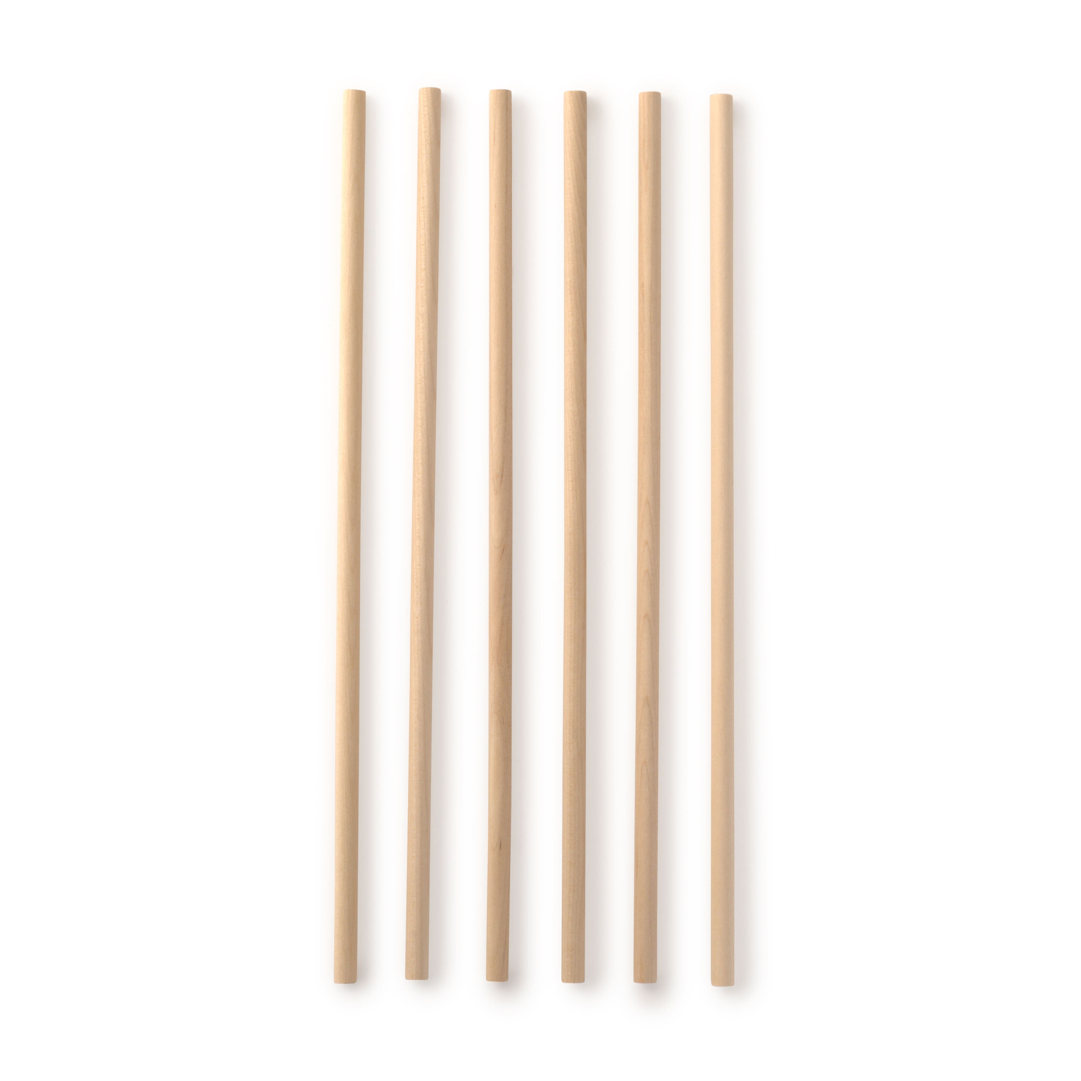 12 Packs: 6 ct. (72 total) 5/16" x 12" Wooden Dowels by Creatology™