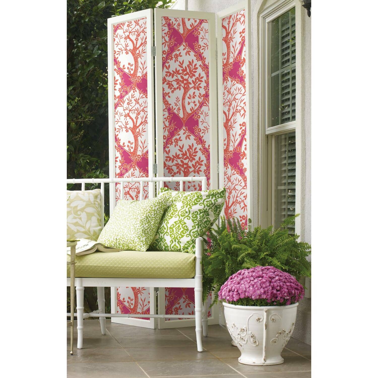 RoomMates Tree & Vine Ogee Peel & Stick Wallpaper