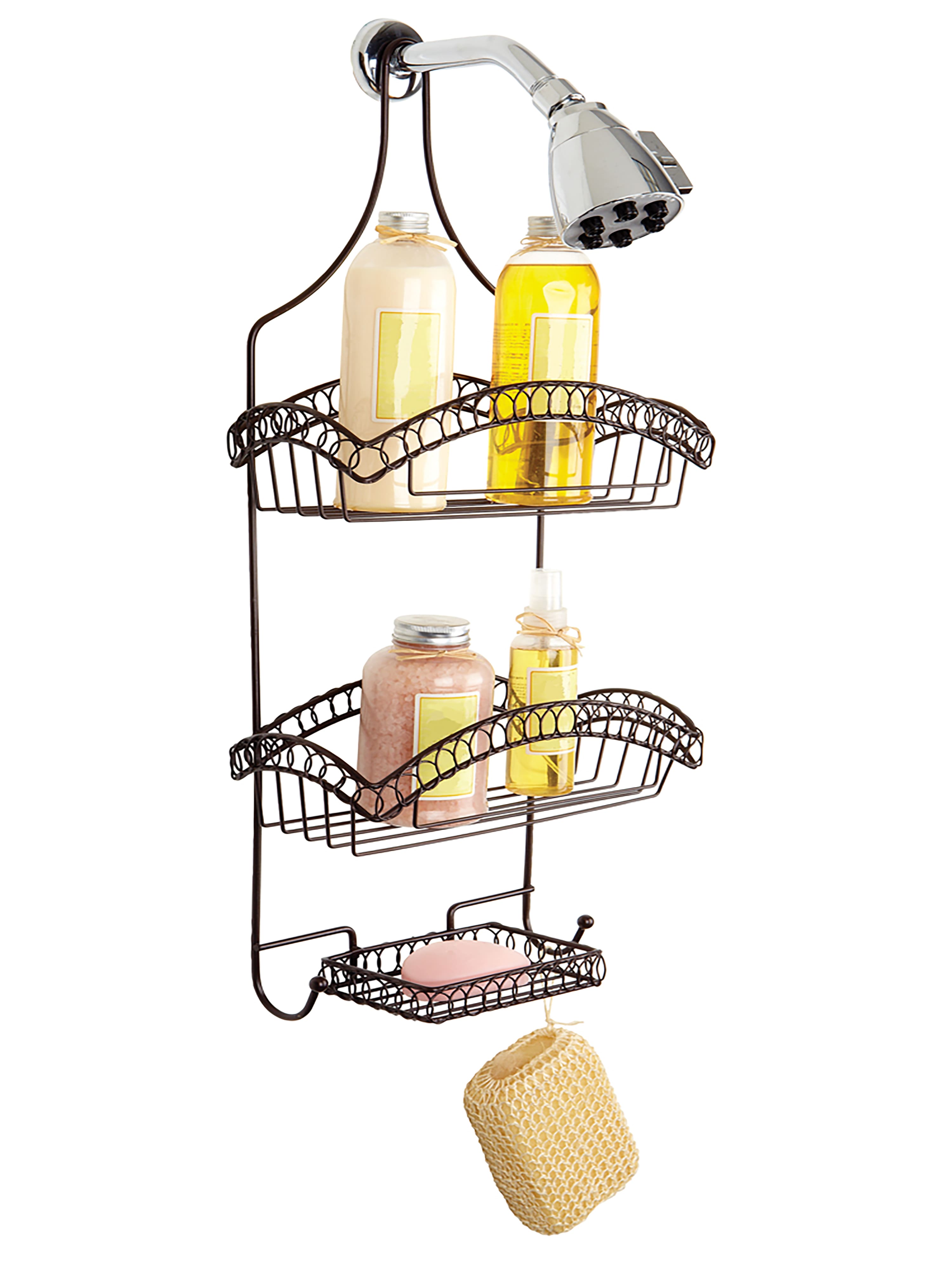 Bath Bliss Shower Caddy in Rust