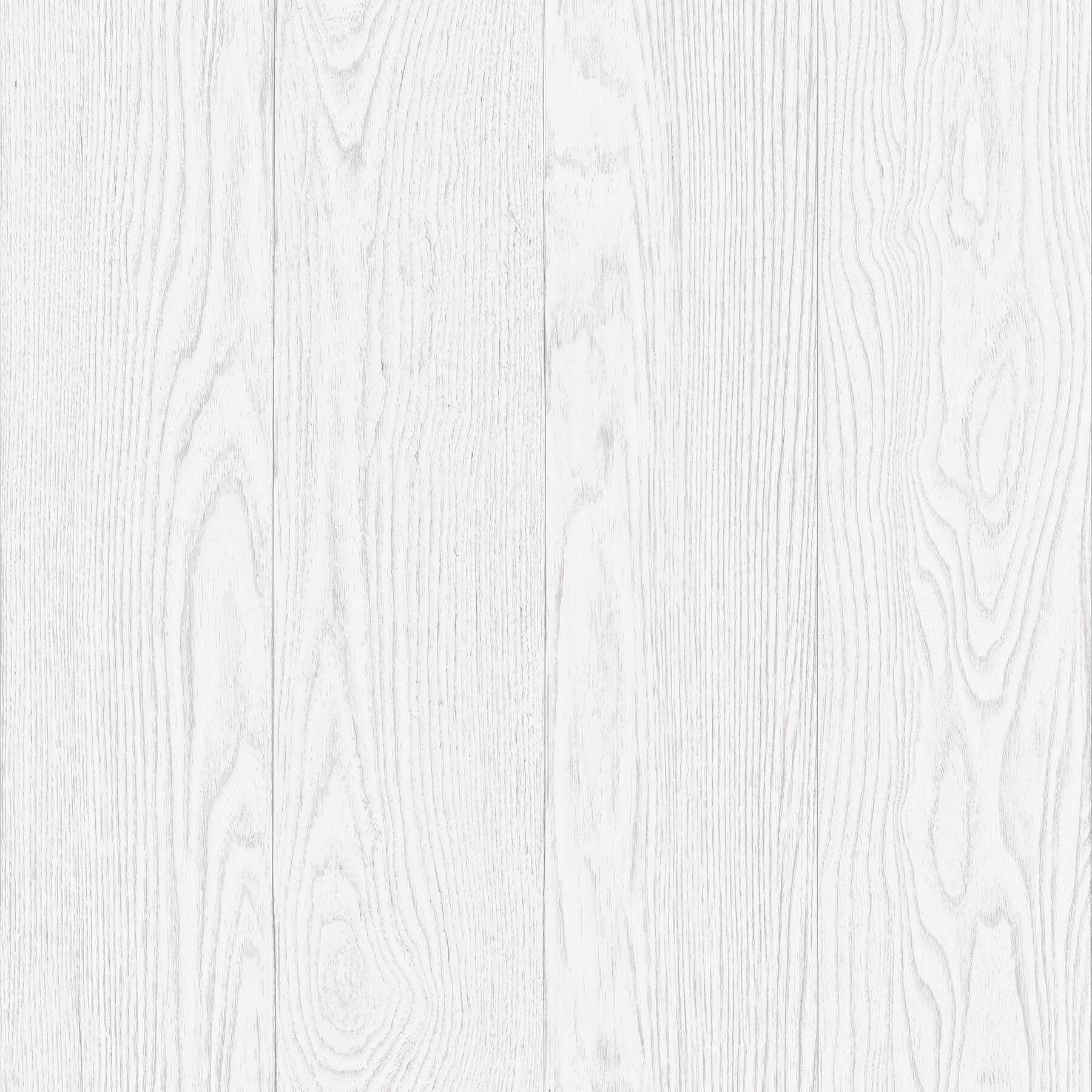 InHome Timber White Peel & Stick Wallpaper
