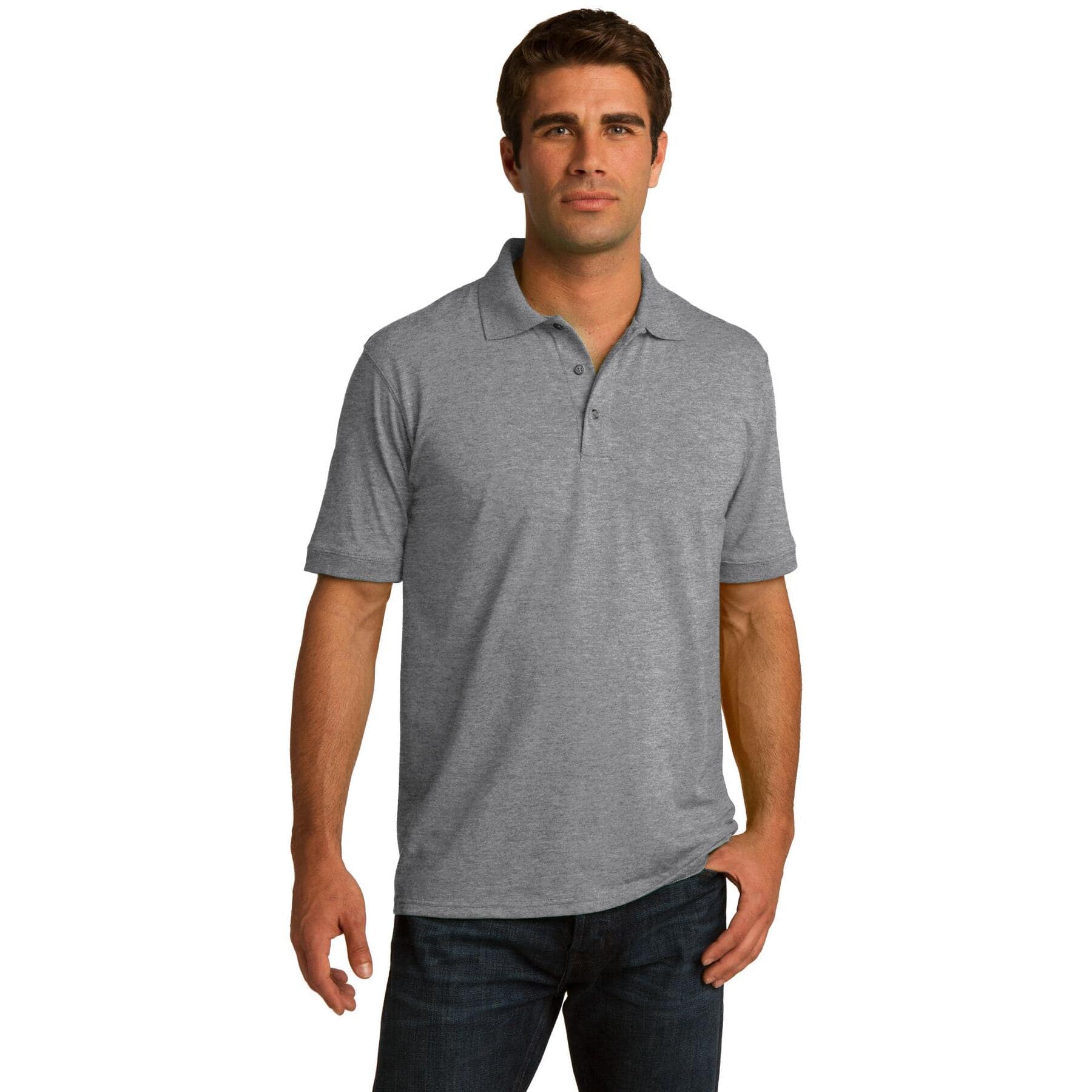 Port & Company® Darks Core Blend Jersey Knit Polo