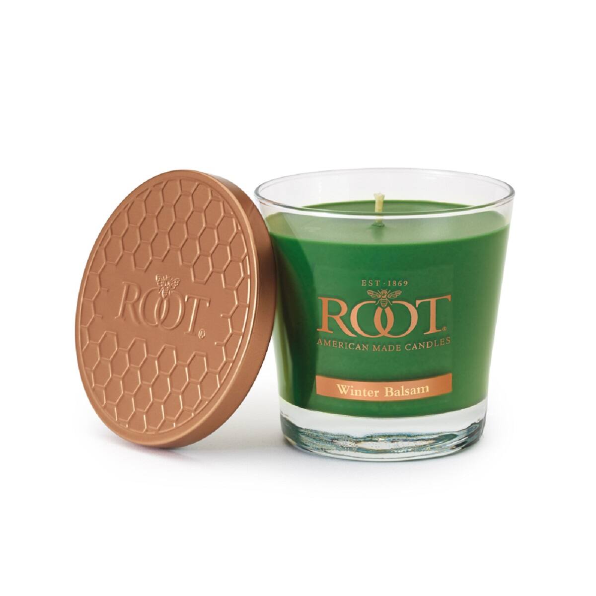 Root Candles 6.3oz. Small Scented Honeycomb Veriglass Jar Candle