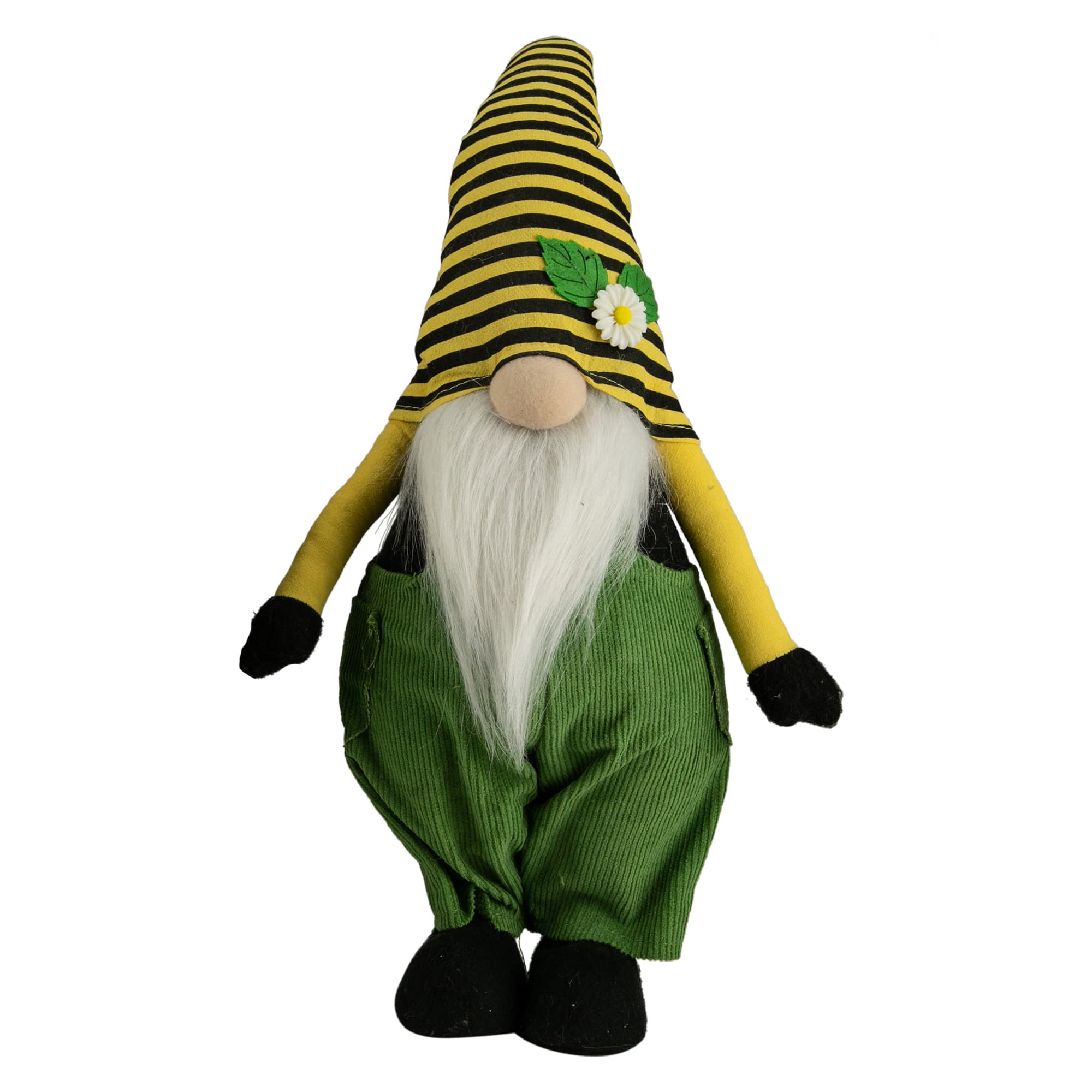 19" Boy Bumblebee Hat with Daisy Springtime Gnome