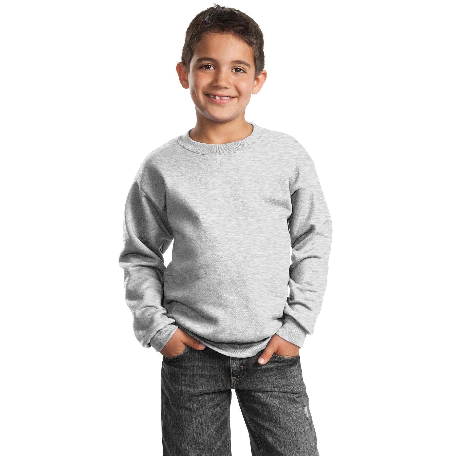 Port & Company® Youth Core Fleece Crewneck Sweatshirt