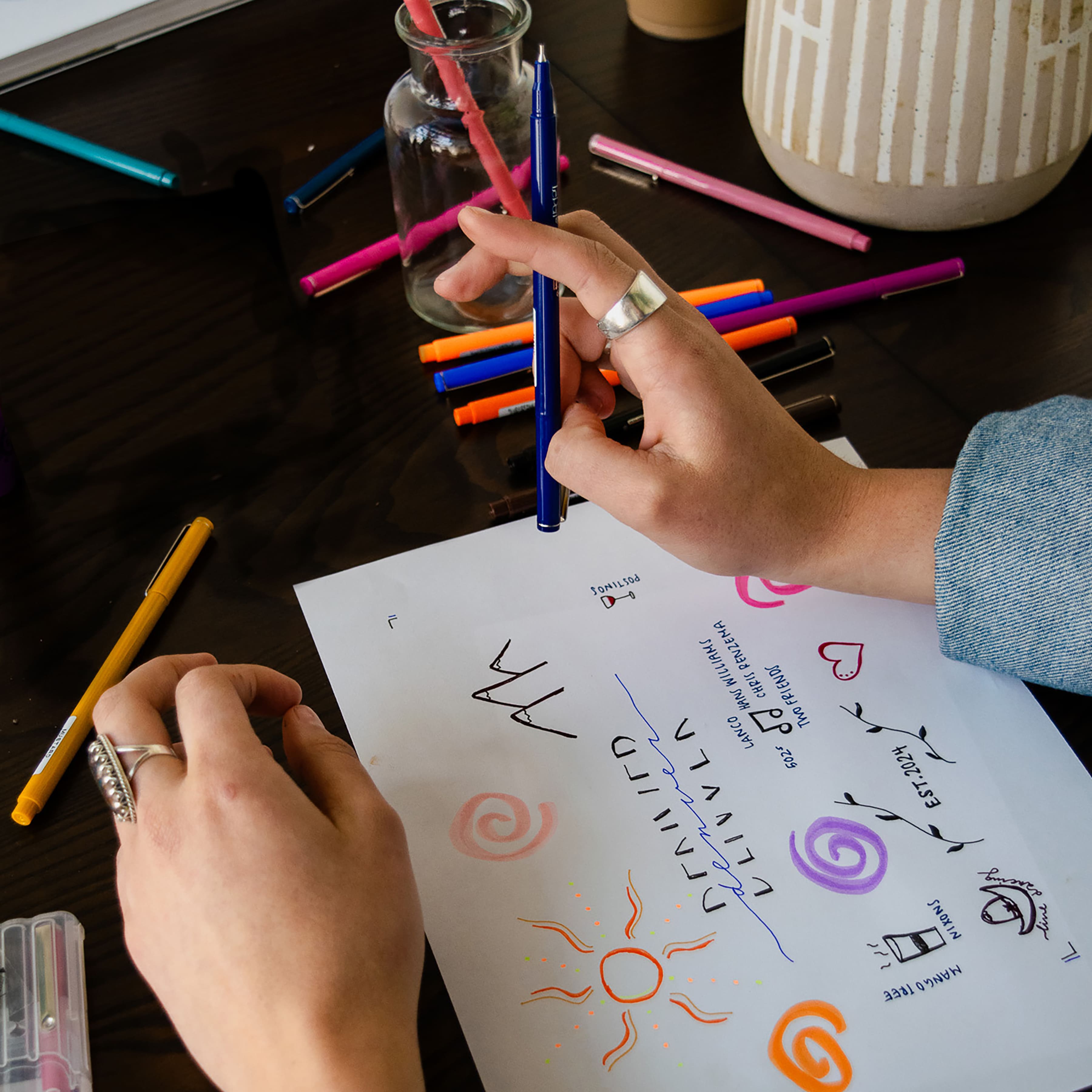 Marvy® Uchida LePen® Extra Fine 10 Colour Retro Pen Set