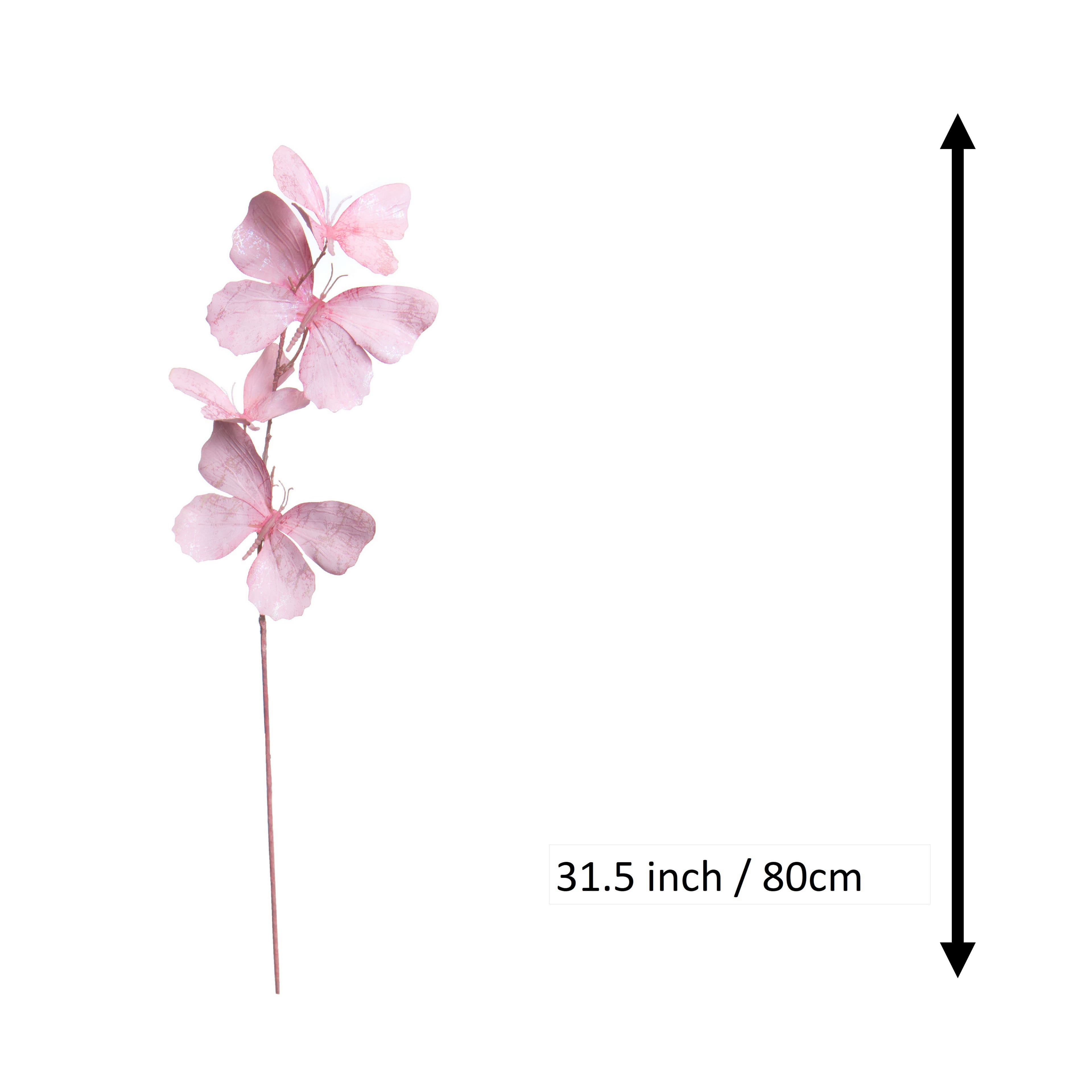 31.5" Pink Butterfly Stem by Ashland®