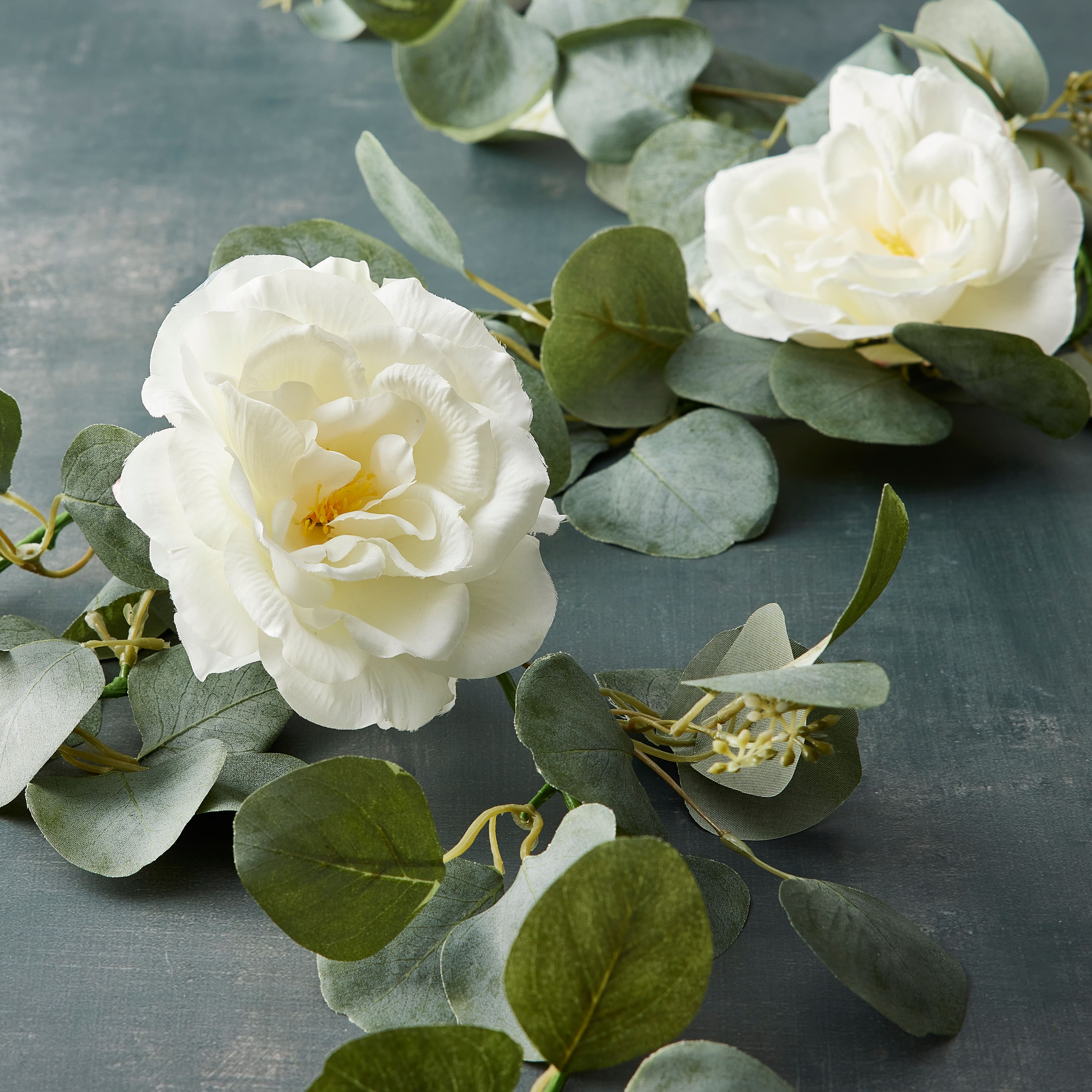 6ft. Rose & Eucalyptus Garland by Ashland®