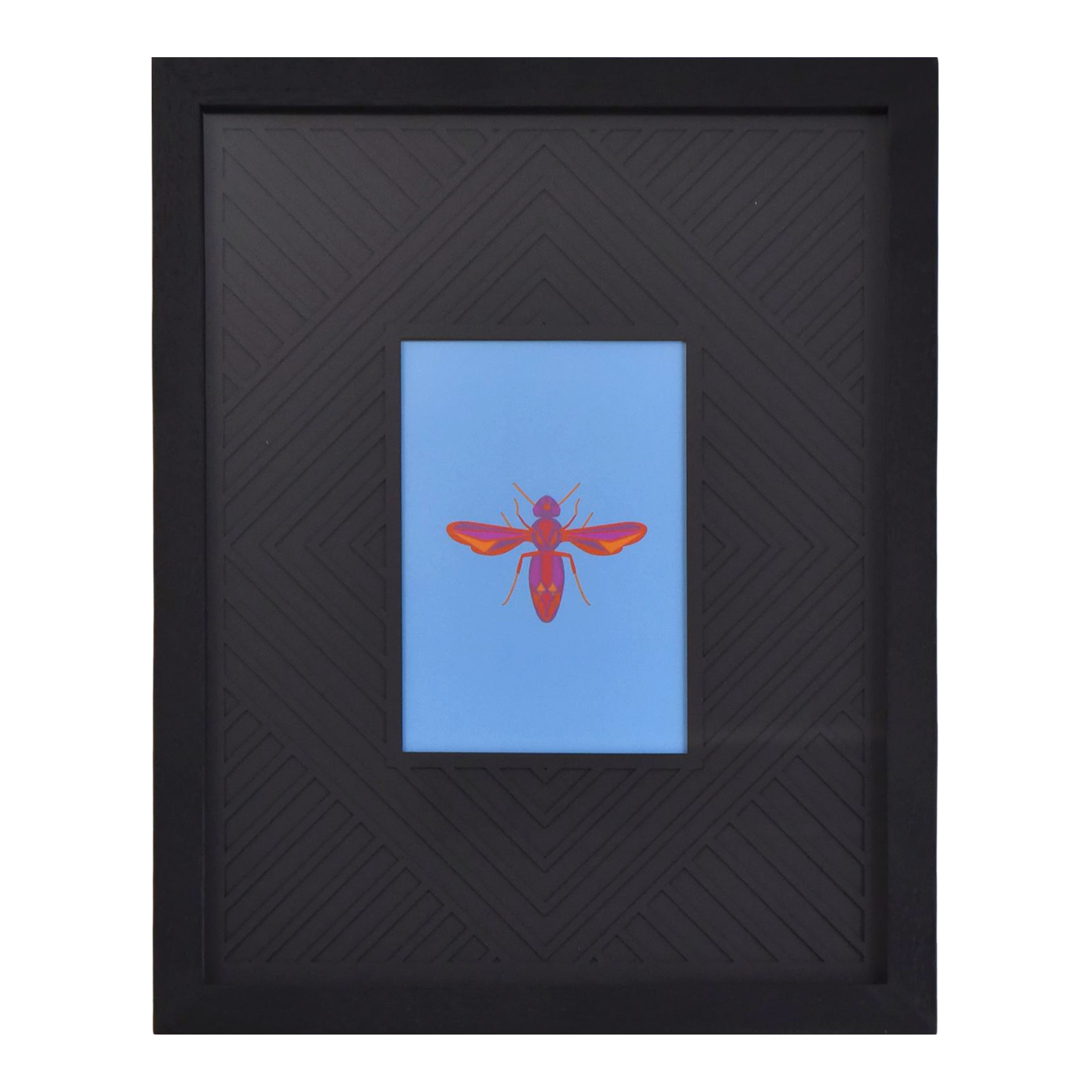 Jonathan Adler x Michaels 5" x 7" Black Diamond Matted Wood Wall Frame
