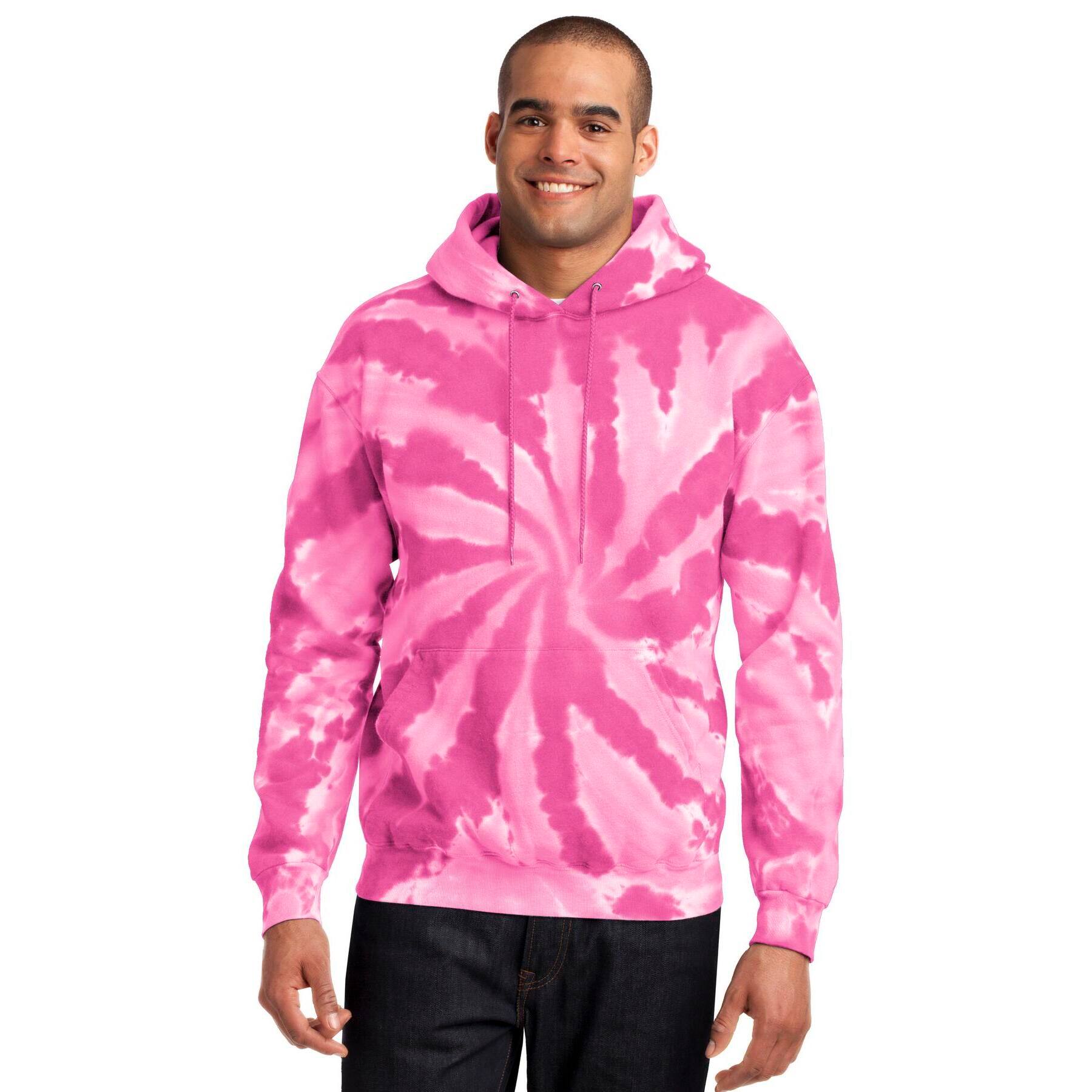 Port & Company® Tie-Dye Pullover Hooded Adult Sweatshirt