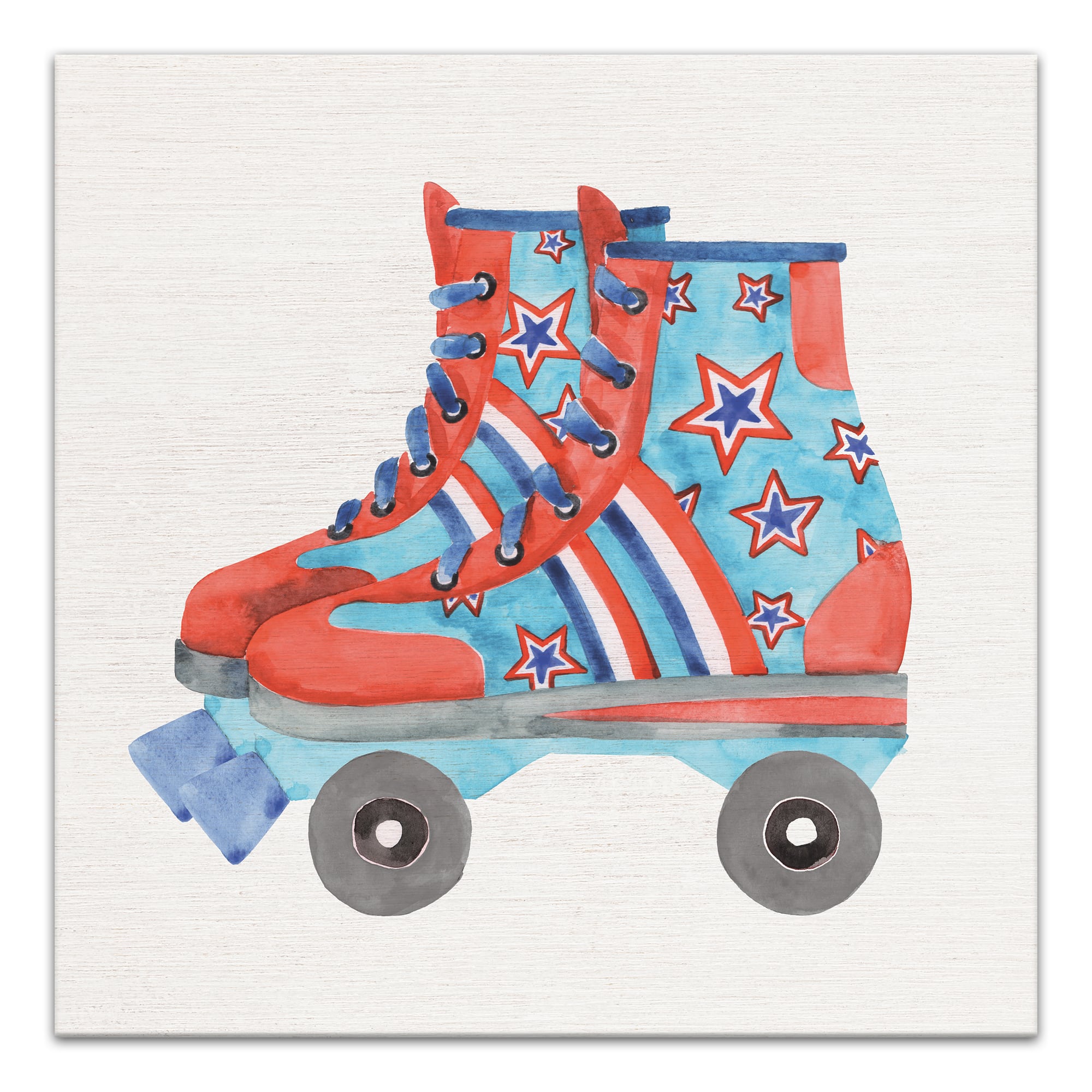 Superstar Rollerskate Canvas Wall Art