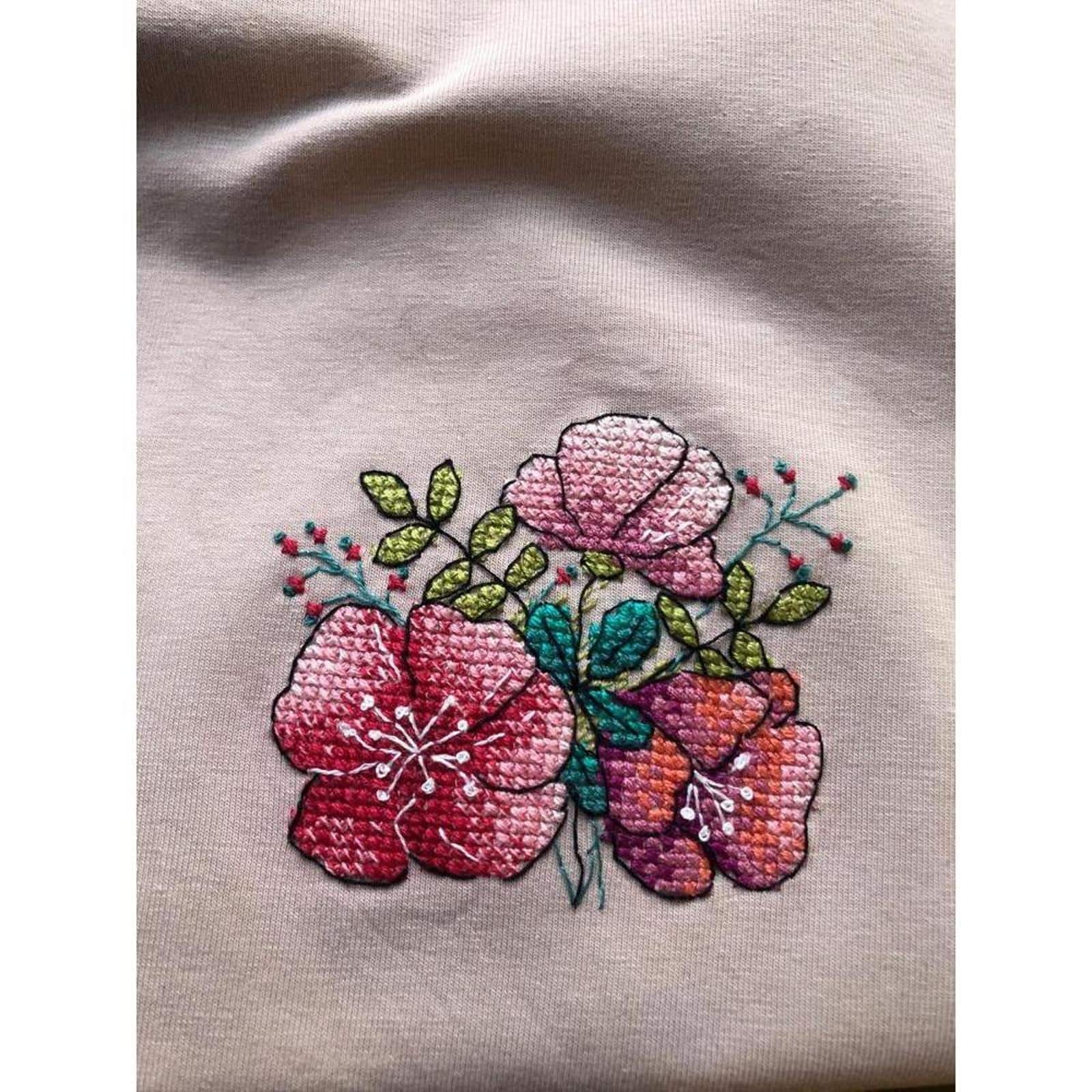 MP Studia Scarlet Charm Cross Stitch Kit