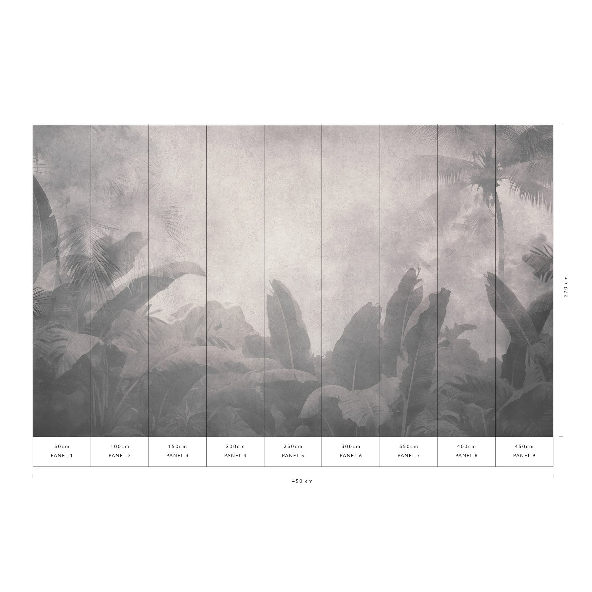 Designs Direct Tropical Haze Wall Mural
