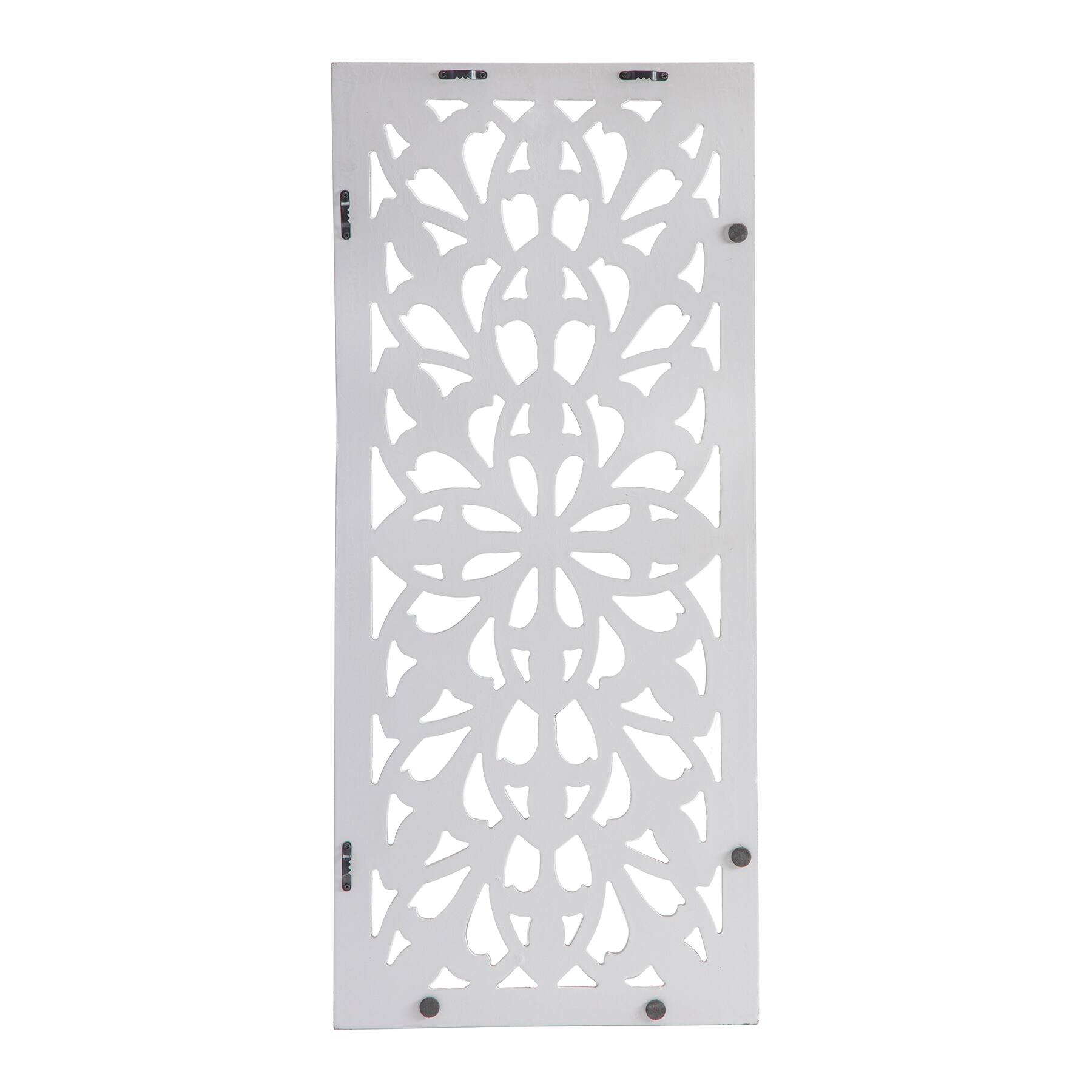 Habitat Augustus White Leaner Wood Wall Medallion
