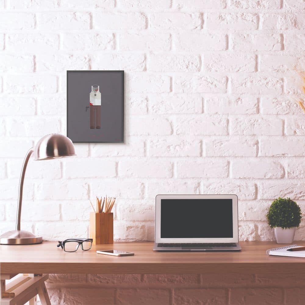 Stupell Industries Die Hard Wall Art in Black Frame