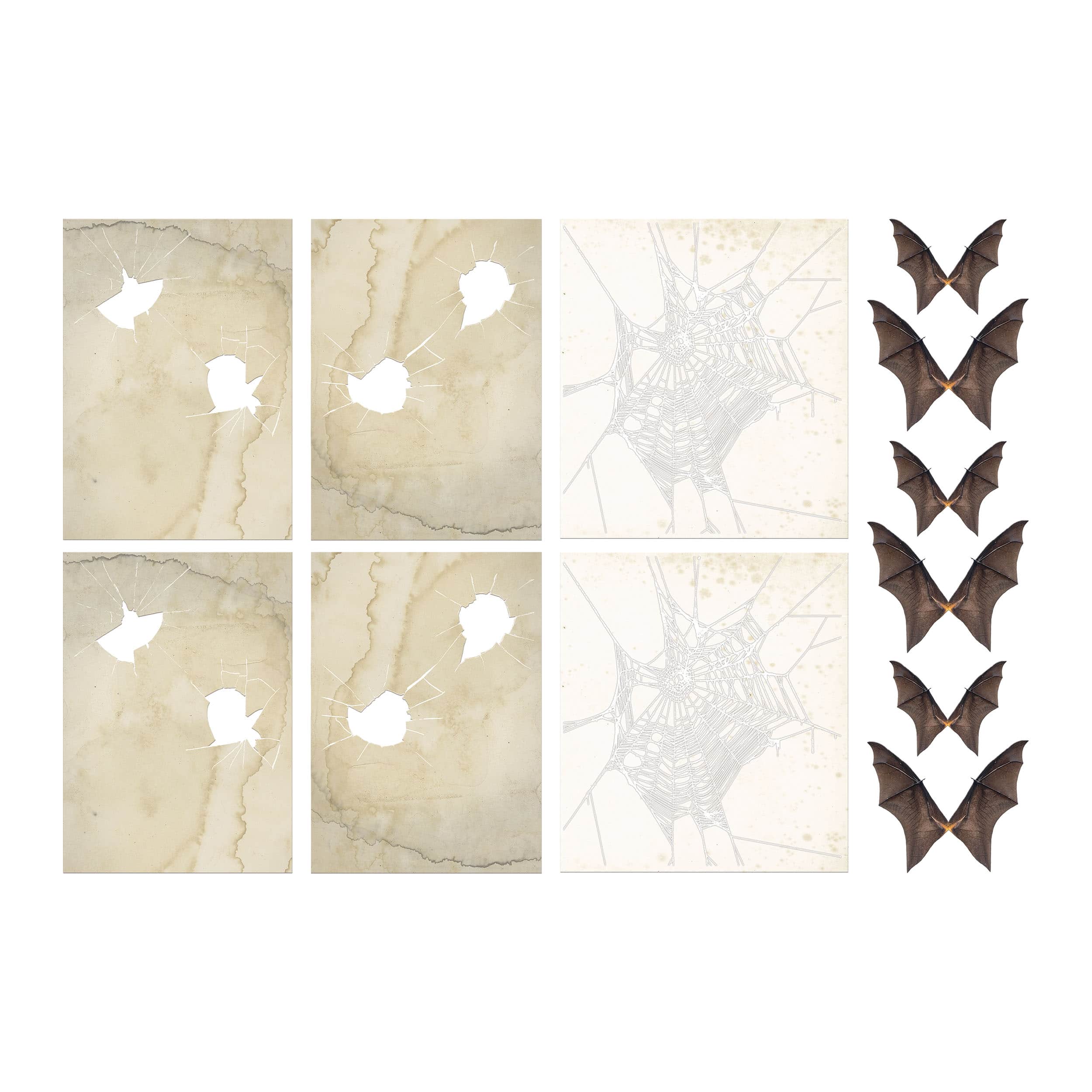 Tim Holtz® Idea-Ology Halloween Window & Bat Wing Transparencies