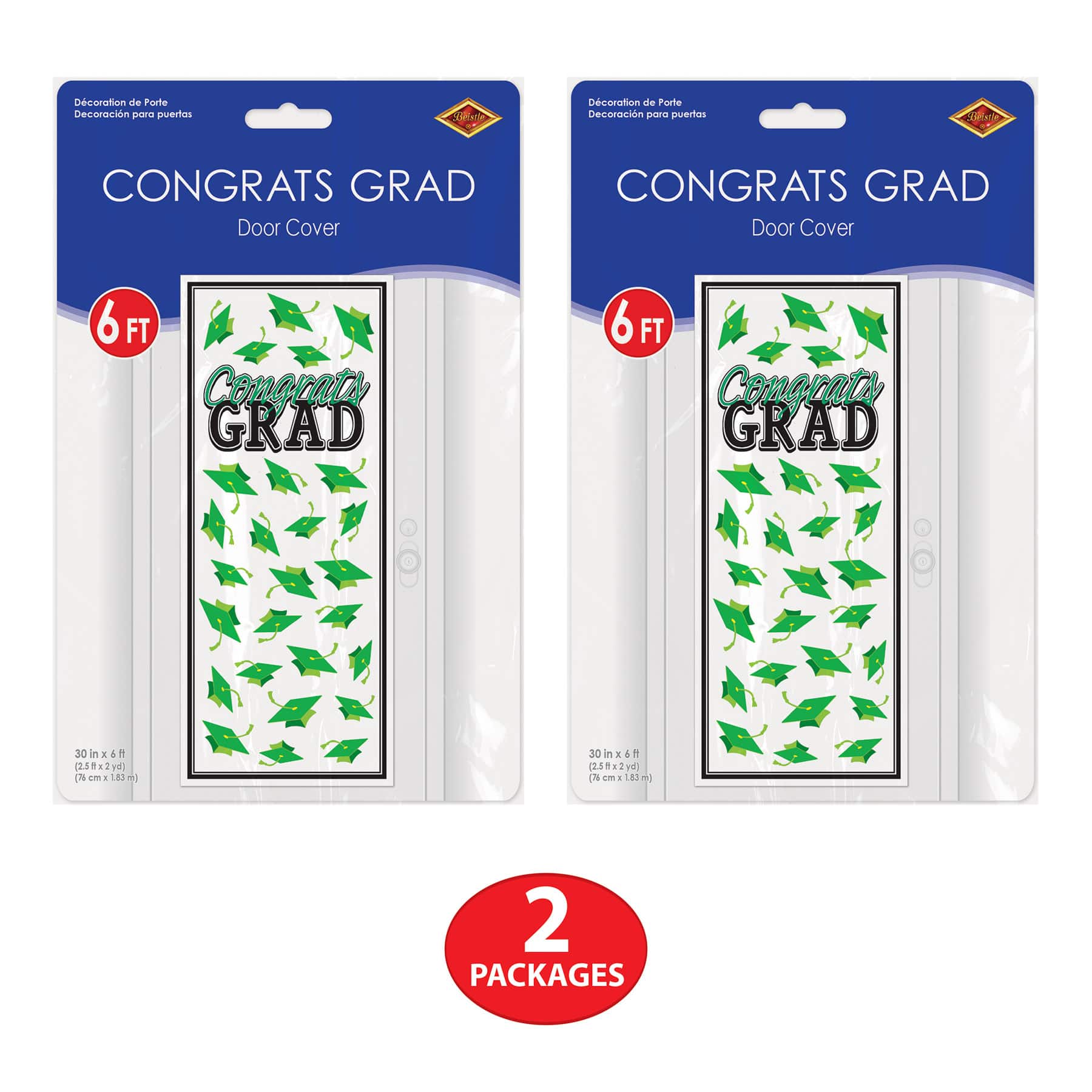 Beistle Congrats Grad Door Covers